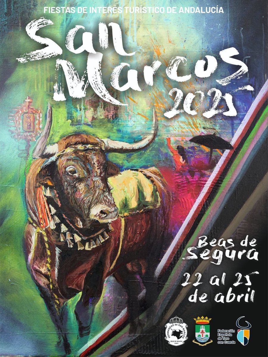 PlayToros's tweet image. -🏃‍♂️--🐂 Los amantes del toro de cuerda tienen una cita indispensable: San Marcos en Beas de Segura.
Espectaculares desencajonamientos de toros ensogados desde hoy hasta el viernes 🔥