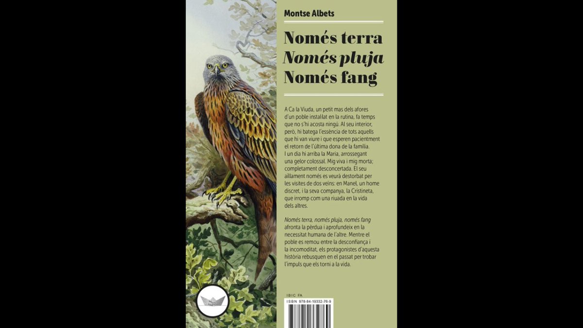 📚🌹 La gràcia de 'Només terra, només pluja, només fang' (<a href="/Ed_Periscopi/">Periscopi</a>) rau en el fet que <a href="/MontseAlbetsR/">Montse Albets</a> aconsegueix que la novel·la es vagi dirigint, sense pausa, cap a un cercle de llum que transforma tots els personatges.

Per Ponç Puigdevall.
politicaprosa.com/les-explosions…