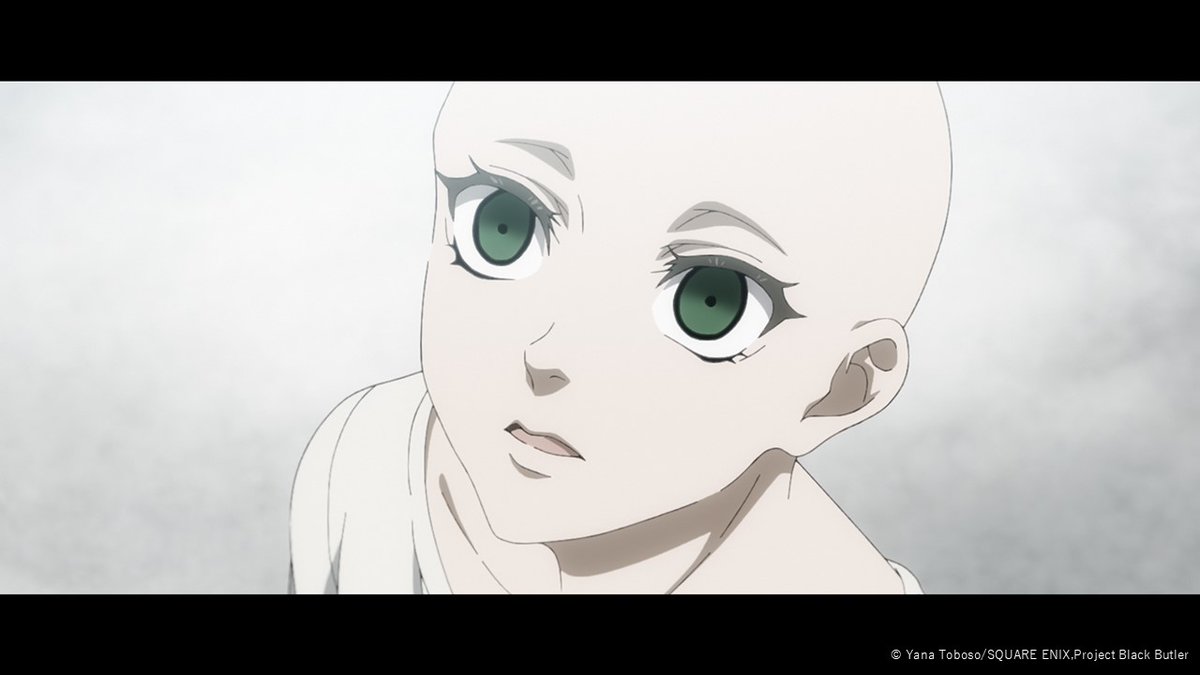 kuroshitsuji_pr's tweet photo. ✦•──
  先行カット＆あらすじ公開
　　　　　　　　　　　──•✦

➢第4話「その執事、奉公」

サリヴァンとの交換条件により、彼女の執事として仕えることになったセバスチャン。
一方で、別人のようになってしまったシエル。
セバスチャンは自分の代わりに、世話役としてフィニを抜擢する。
大人に怯えるシエルに優しく付き添いながら、フィニはシエルとの出会いを思い出す。

https://t.co/XgDwS9Af9q

🎥放送＆配信情報
4/26(土)23:30～よりTOKYO MXほかにて放送！
ABEMAでは地上波同時配信⚡

#黒執事
#BlackButler