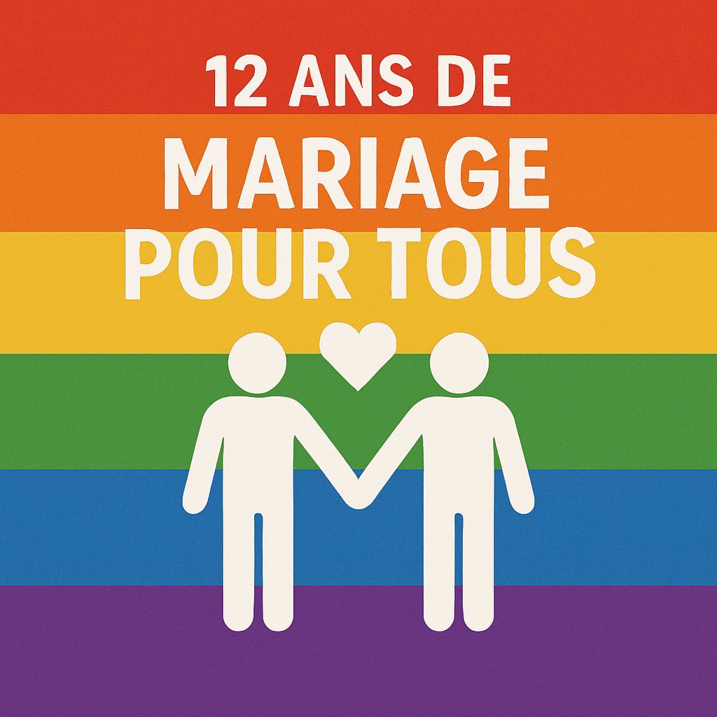 CENTR'ÉGAUX #BesoindEurope 🏳️🌈🏳️⚧️🇫🇷🇪🇺 (@centregaux) on Twitter photo Grâce au courage de toutes celles et tous ceux qui militent pour et croient en l’égalité, nous pouvons célébrer #12ansMariagePourTous. Le combat continue face à la haine de certains conservateurs.
<a href="/bayrou/">François Bayrou</a> <a href="/MoDem/">MoDem</a> <a href="/DeputesDem/">Les Démocrates</a> <a href="/J_Democrates/">Jeunes Démocrates</a> <a href="/gouvernementFR/">Gouvernement</a> <a href="/egalite_gouv/">Ministère chargé de l'Égalité</a> Grâce au courage de toutes celles et tous ceux qui militent pour et croient en l’égalité, nous pouvons célébrer #12ansMariagePourTous. Le combat continue face à la haine de certains conservateurs.
<a href="/bayrou/">François Bayrou</a> <a href="/MoDem/">MoDem</a> <a href="/DeputesDem/">Les Démocrates</a> <a href="/J_Democrates/">Jeunes Démocrates</a> <a href="/gouvernementFR/">Gouvernement</a> <a href="/egalite_gouv/">Ministère chargé de l'Égalité</a>