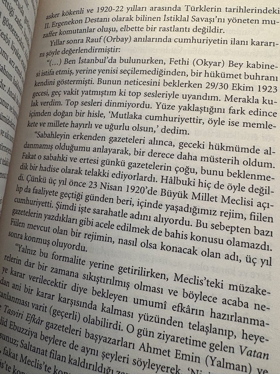 Today’s the Turkish parliament’s 105th anniversary.

Some, like independence war veteran Rauf Orbay below, believe this – and not 29 October 1923 – is Turkey’s true birthday. It was since then, he argues, that the country operated as a republic.

Either way, happy birthday 🇹🇷