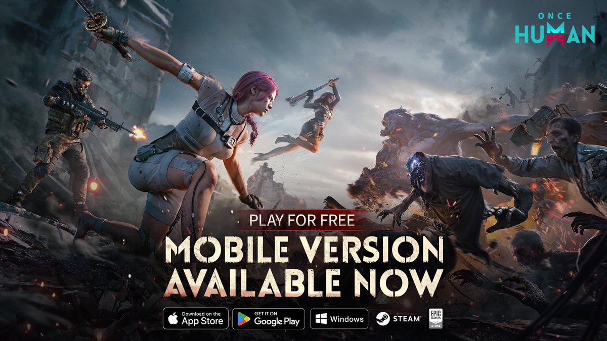 🎁 Once Human Mobile Launch Giveaway: Win iPhone, RTX 4070 &amp; More!

Metas! To celebrate the official launch of Once Human Mobile, we’re kicking off an exciting giveaway. Help unlock these amazing prizes!

🏆 Prize Pool:
3 rounds of prizes, shared across the main Once Human