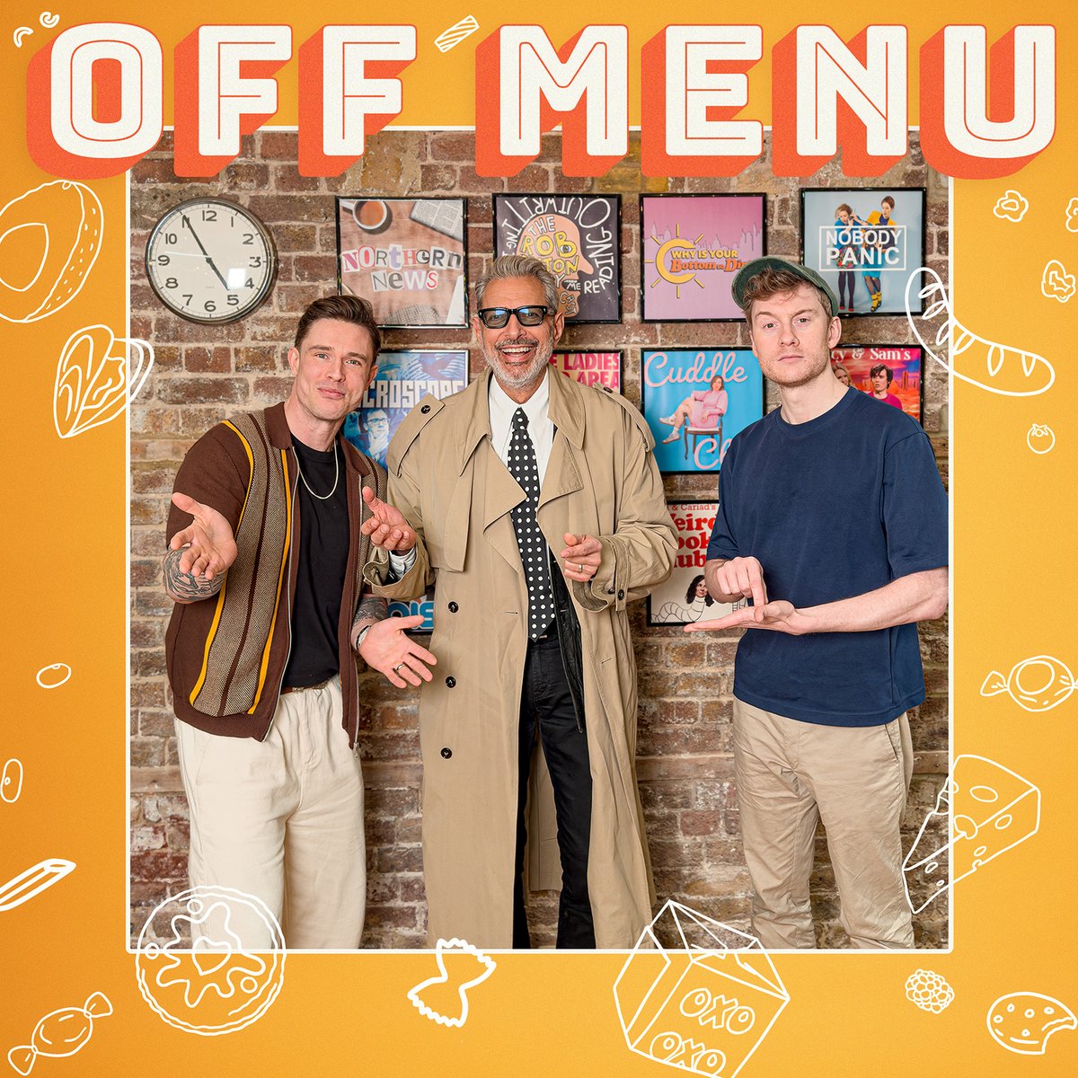 New episode of...

🧞‍♂️🍽 Off Menu 🍽🧞‍♂️           

with Ed Gamble and James Acaster and special guest...              

JEFF GOLDBLUM!

Listen, review, subscribe:

Apple: apple.co/3EAWNEm

Spotify: open.spotify.com/episode/7ozOyq…