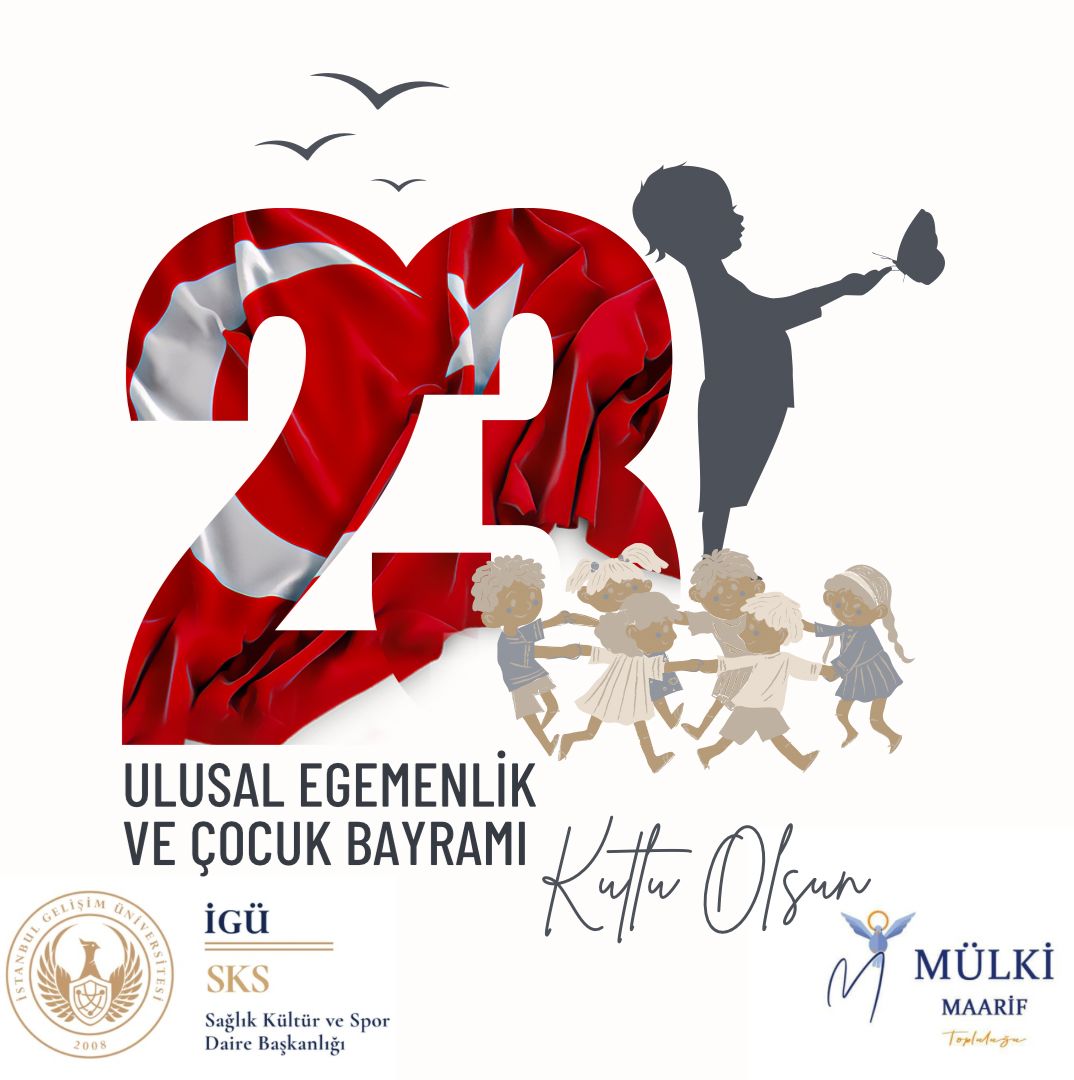 23 Nisan; bağımsızlık uğruna verilen büyük bir mücadelenin, milletin kendi kaderini tayin hakkının ve geleceğin teminatı çocukların bayramıdır. Çocuklar geleceğimizdir, 23 Nisan ise o geleceğe duyduğumuz inancın bayramıdır.💐