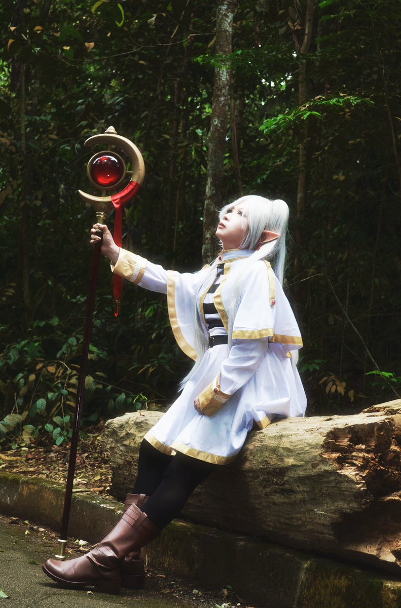 Trying out cosplay for the first time . #sousou_no_frieren  #葬送のフリーレン #crossdresser #男娘