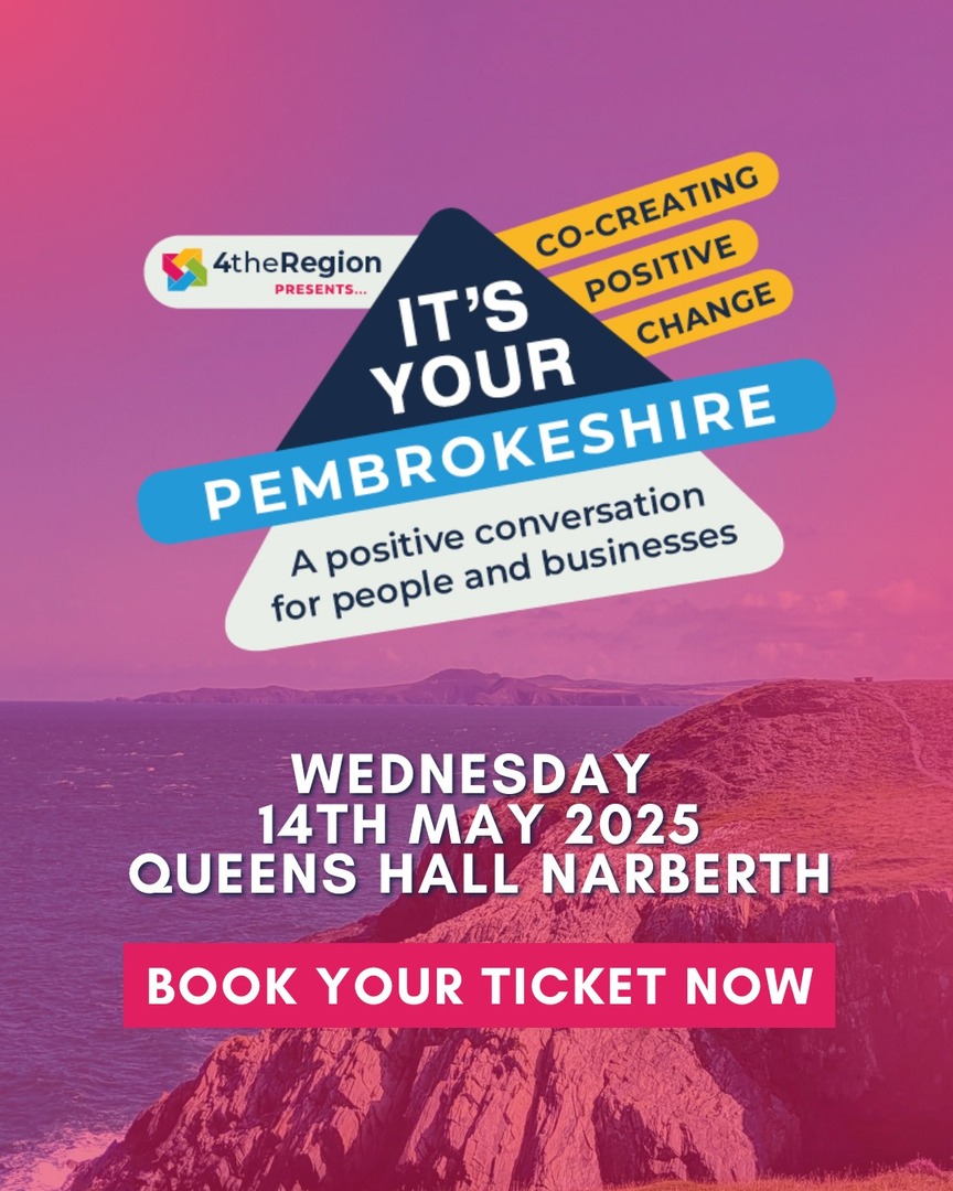 South West Wales Connected (@swwconnected) on Twitter photo If you live or work in #Pembrokeshire book your FREE ticket to this year's 'It's Your Pembrokeshire' at the <a href="/QueensHallNarbs/">Queens Hall Narberth</a>, hosted by <a href="/4TheRegion/">4theRegion</a>. Hear about positive things happening in the county and discuss ideas and opportunities.
Book now 📲 heyor.ca/JKEa2n If you live or work in #Pembrokeshire book your FREE ticket to this year's 'It's Your Pembrokeshire' at the <a href="/QueensHallNarbs/">Queens Hall Narberth</a>, hosted by <a href="/4TheRegion/">4theRegion</a>. Hear about positive things happening in the county and discuss ideas and opportunities.
Book now 📲 heyor.ca/JKEa2n