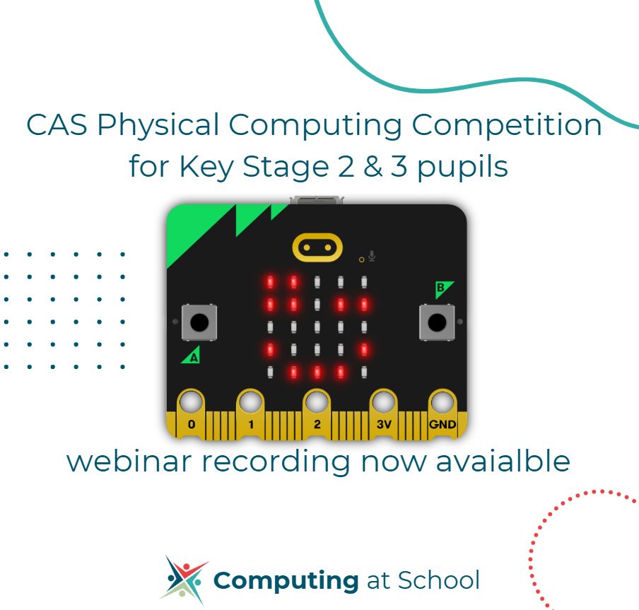 The Computing At School Physical Computing Competition launches this week! Suitable for pupils age 7-14, including coded and non-coded entries, it's a great way to inspire tech solutions to real problems.

okt.to/cEJe1P