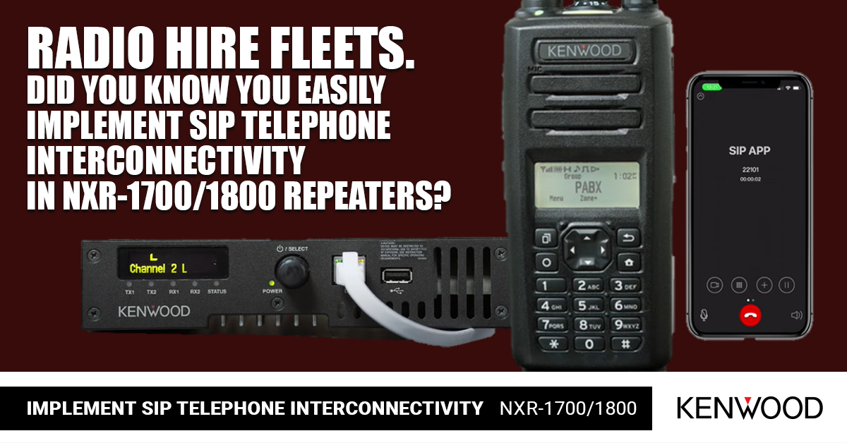 Learn how to implement SIP Session Initiated Protocol telephone interconnectivity to existing and new NXR-1700/1800 based radio systems in this
video  ow.ly/RGvK50Vljft #DMR #NEXEDGENXDN
#radiocommunication #SIPinterconnectivity #KENWOODCommunications