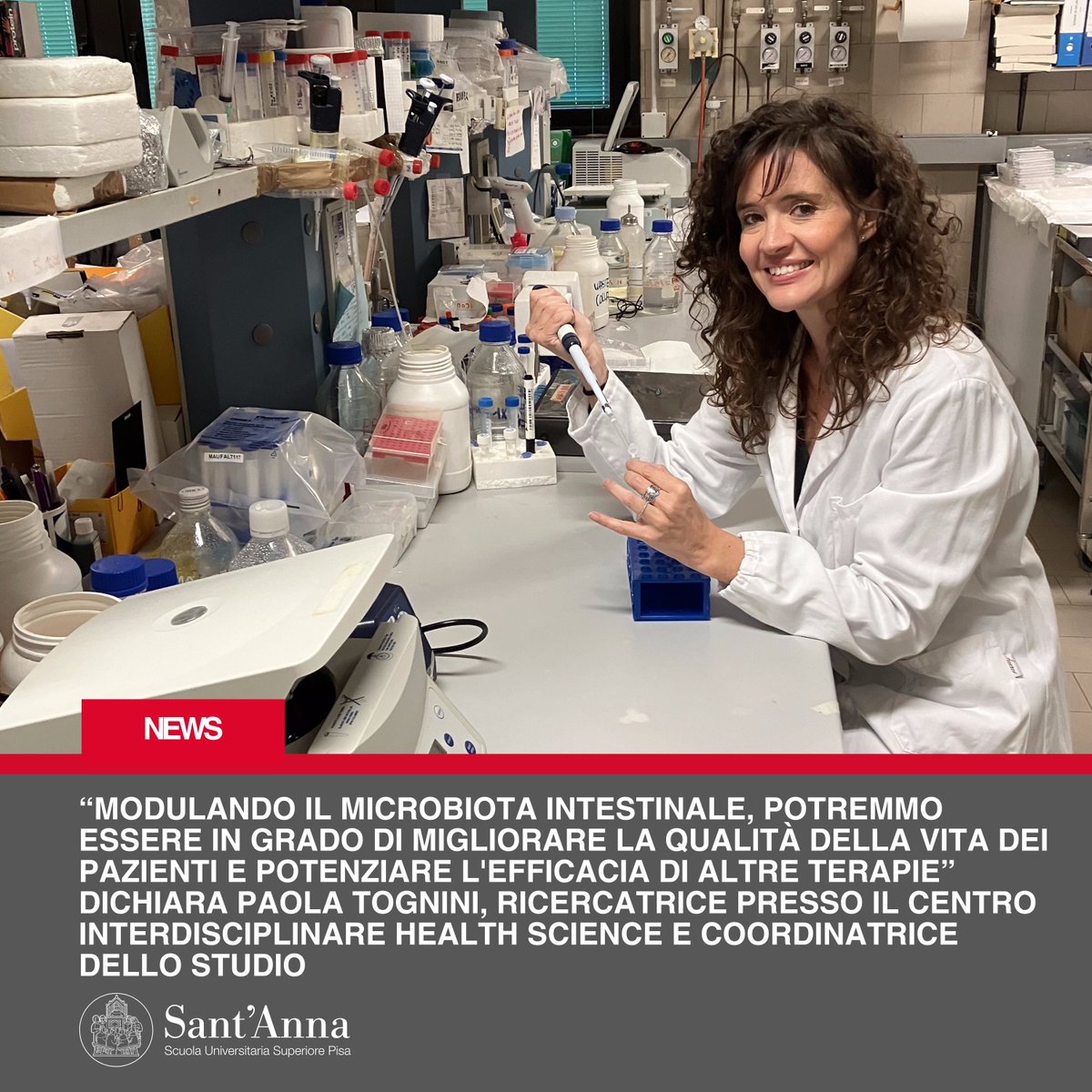 #Cervello #Microbiota 
🧠 L’intestino parla al cervello: uno studio coordinato dalla Scuola Sant’Anna dimostra come gli squilibri del microbiota intestinale sono la causa di alcuni disturbi del neurosviluppo. 
❗️La notizia sul Sant’Anna Magazine ⬇️
santannapisa.it/it/news/intest…