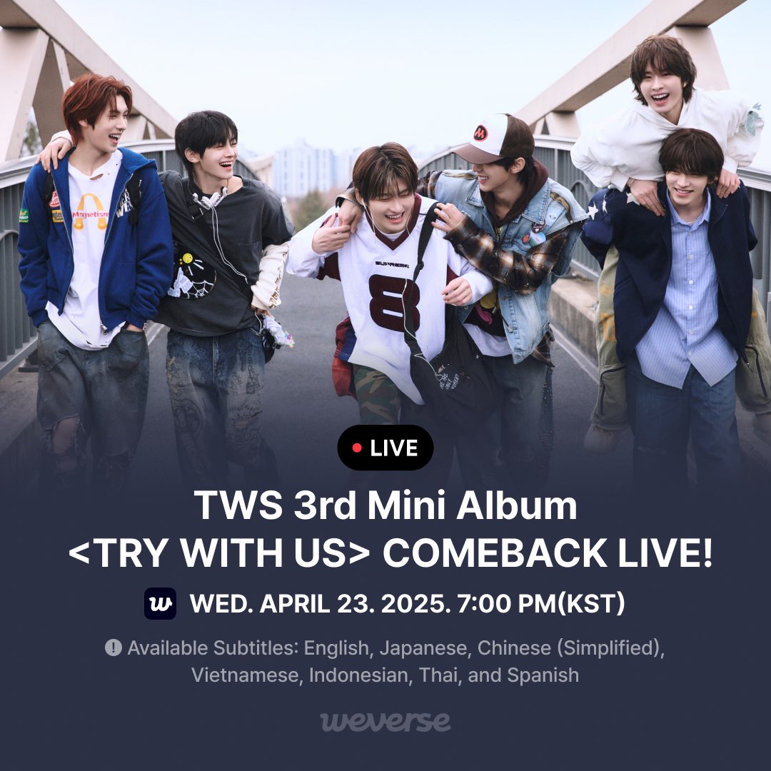 TWS TRYWITHUS comeback live ドフン Eng sub) TWS 3rd Mini Album 'TRY WITH US' COMEBACK LIVE! | 23/04