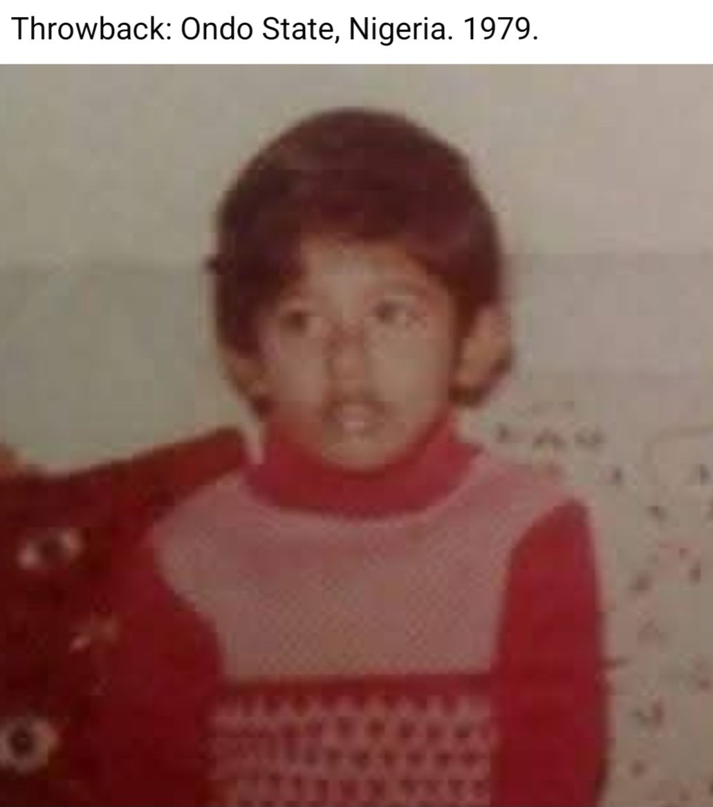 A very blurry throwback photo. I don't know why my ears were flying away from my head o. 😂