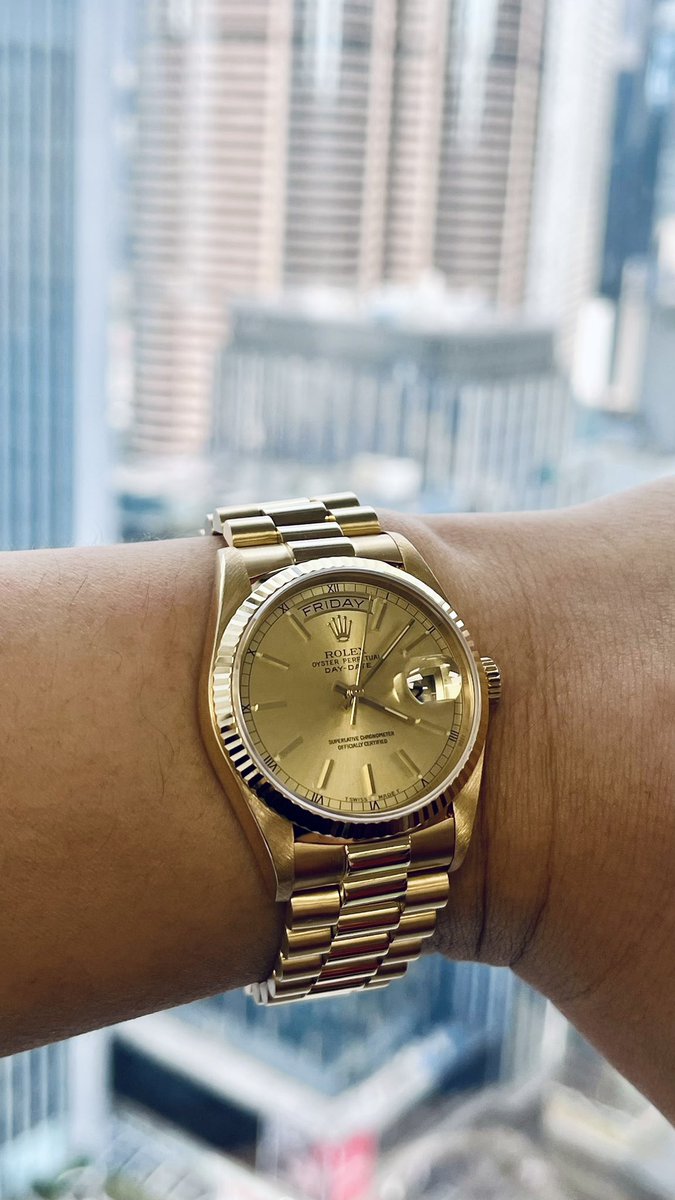 TheMrMoment's tweet image. Day 96/n #watchcheck

#DayDate #VintageRolex