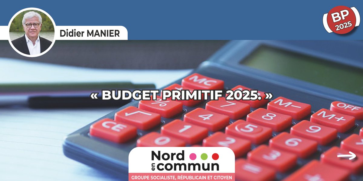 Nous avons voté contre le budget primitif 2025 du <a href="/departement59/">Département du Nord</a> et <a href="/DidierManier/">Didier Manier</a> a expliqué pourquoi nous pensons qu'il n'est pas adapté aux besoins des nordistes et au développement de notre territoire.