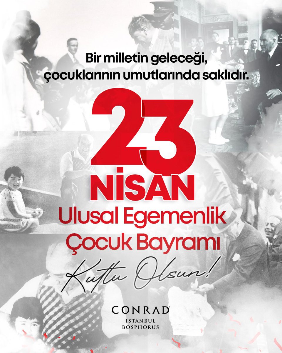 Gazi Mustafa Kemal Atatürk’ün tüm dünya çocuklarına armağan ettiği Ulusal Egemenlik ve Çocuk Bayramı’nı kutluyoruz!
 
April 23rd is more than a celebration, it is a symbol of Atatürk’s unwavering trust in children. Happy National Sovereignty and Children’s Day!