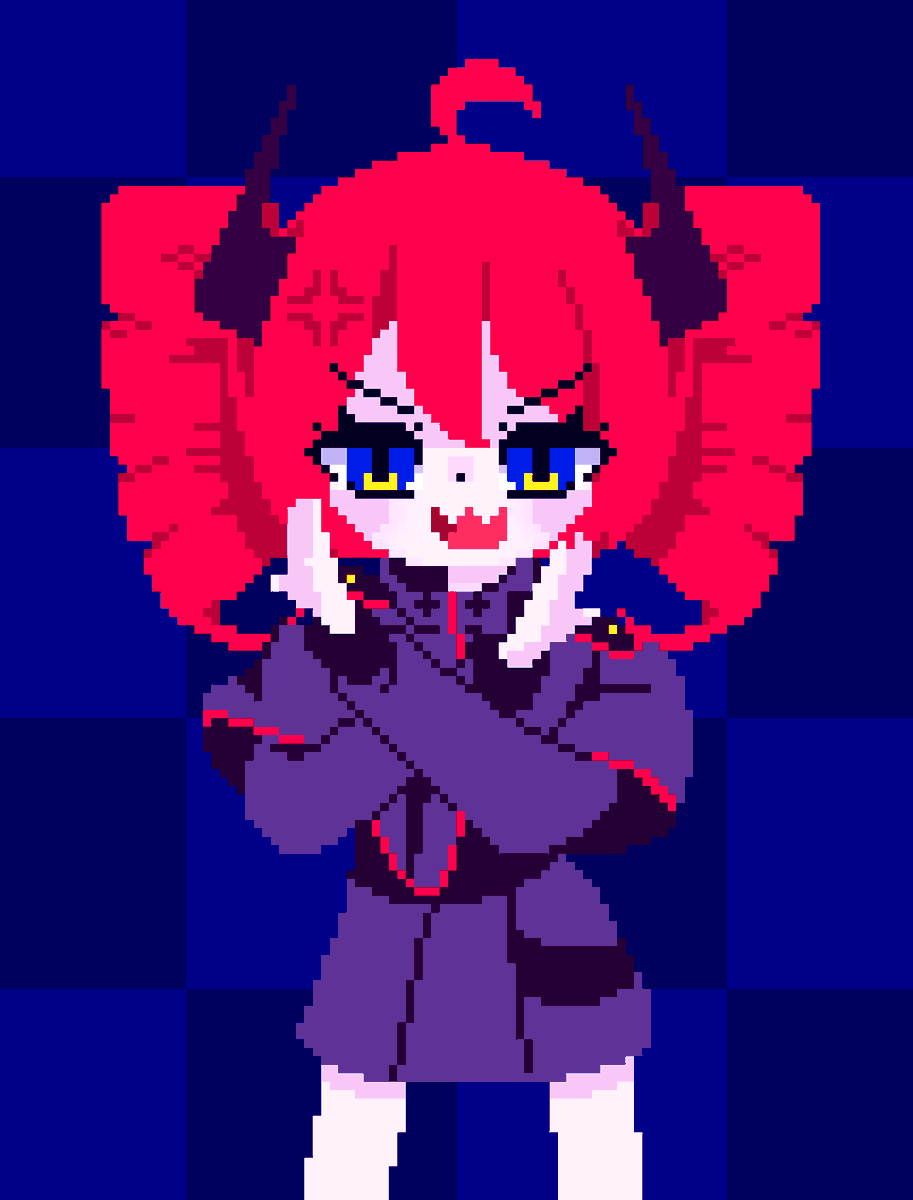 o3meow's tweet photo. dai kirai~
#絵描きさんと繫がりたい 
#フォロワー1万以下の神絵師発掘したい 
#絵柄が好みって人にフォローされたい 
#春の創作クラスタフォロー祭り #pixelart https://t.co/a7ZKW3byat