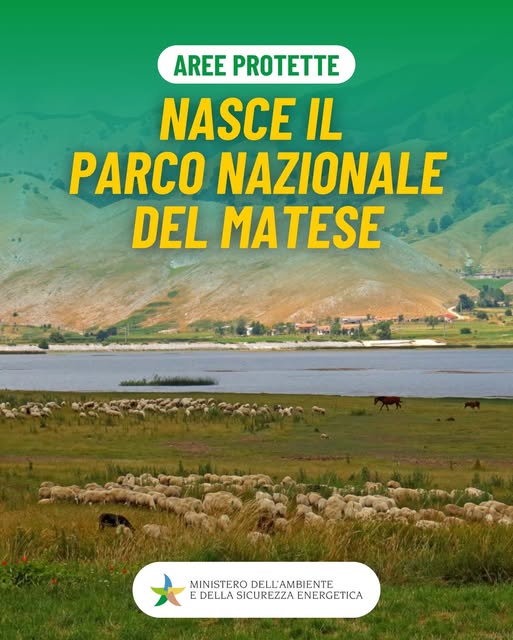 Network Nazionale della Biodiversità (@networknnb) on Twitter photo Firmato il decreto che individua il 25° Parco Nazionale italiano. La nuova #areaprotetta si estende tra Campania e Molise per 87.897,7 ettari
🚩bit.ly/4jmasyb
#biodiversità <a href="/MASE_IT/">Ministero Ambiente e Sicurezza Energetica</a> <a href="/ISPRA_Press/">ISPRA - Ist. Sup. Protezione e Ricerca Ambientale</a> Firmato il decreto che individua il 25° Parco Nazionale italiano. La nuova #areaprotetta si estende tra Campania e Molise per 87.897,7 ettari
🚩bit.ly/4jmasyb
#biodiversità <a href="/MASE_IT/">Ministero Ambiente e Sicurezza Energetica</a> <a href="/ISPRA_Press/">ISPRA - Ist. Sup. Protezione e Ricerca Ambientale</a>