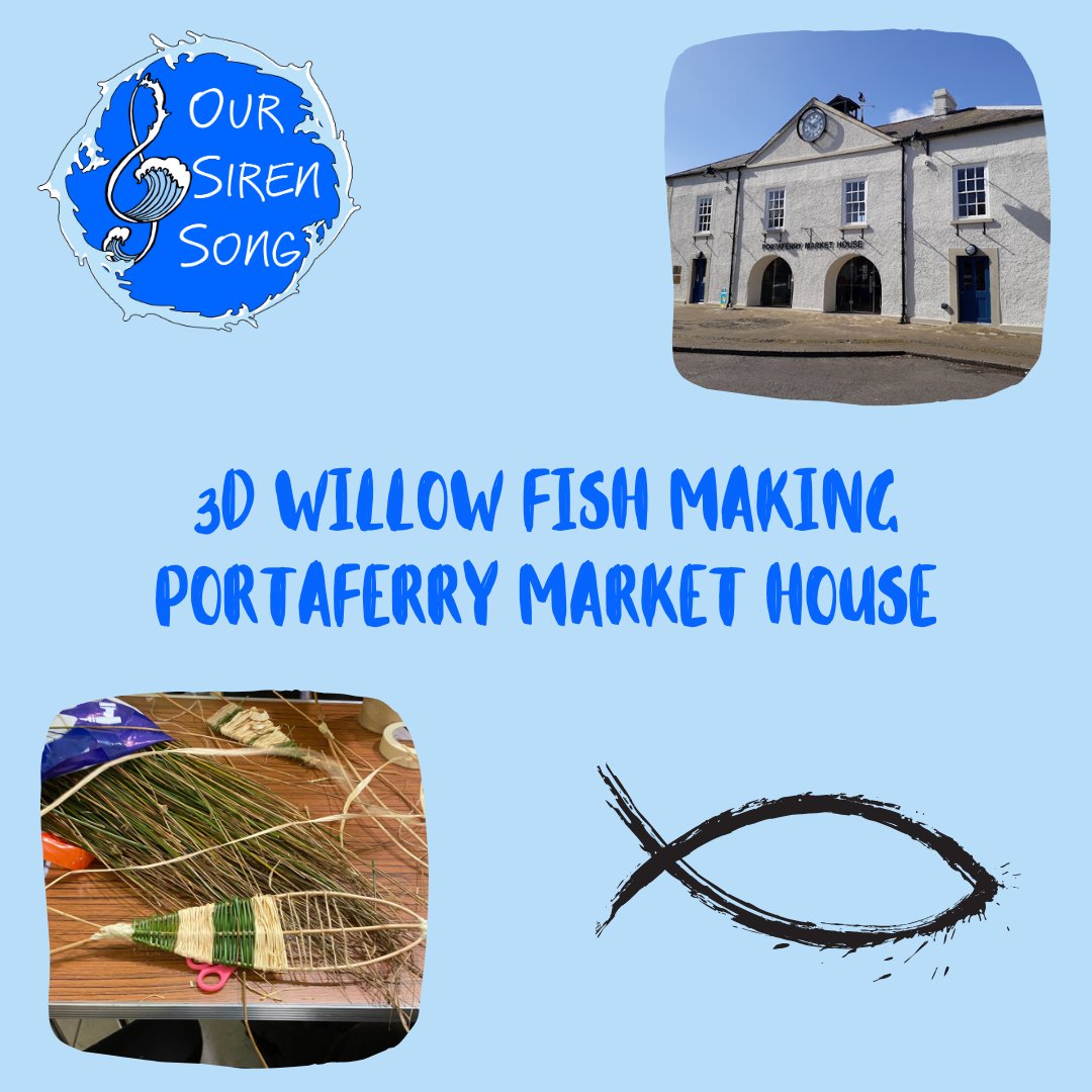 Beat Carnival (@beatcarnival) on Twitter photo Join us and make your very own 3D willow fish! Your fabulous fish can join the shoal swimming through the streets at Our Siren Song parade on the 17th May.
When: Thursday 1st May, 2-4pm
Where: Portaferry Market House Email: Ali@beatcarnival.com for more info Join us and make your very own 3D willow fish! Your fabulous fish can join the shoal swimming through the streets at Our Siren Song parade on the 17th May.
When: Thursday 1st May, 2-4pm
Where: Portaferry Market House Email: Ali@beatcarnival.com for more info