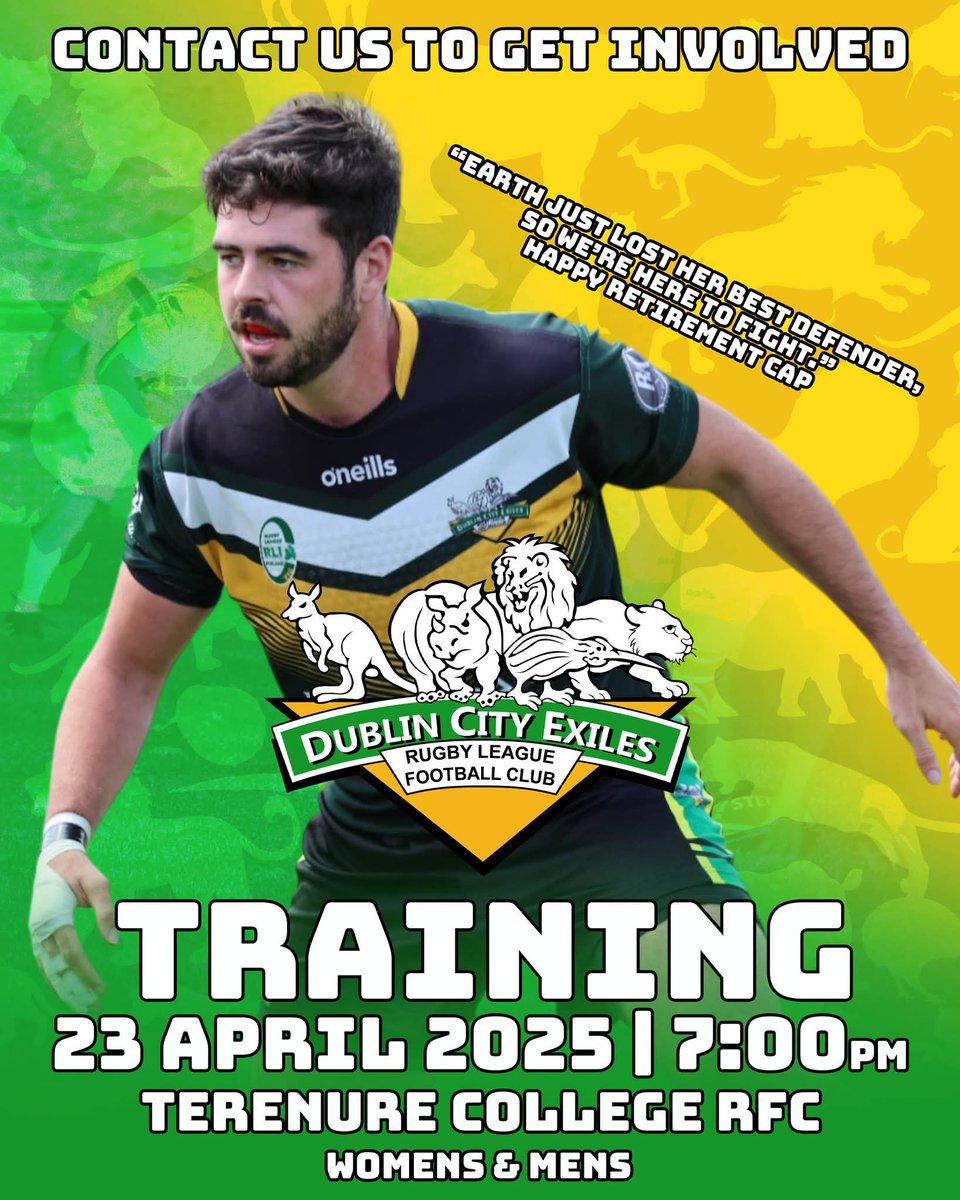 Dublin City Exiles Rugby League tweet media