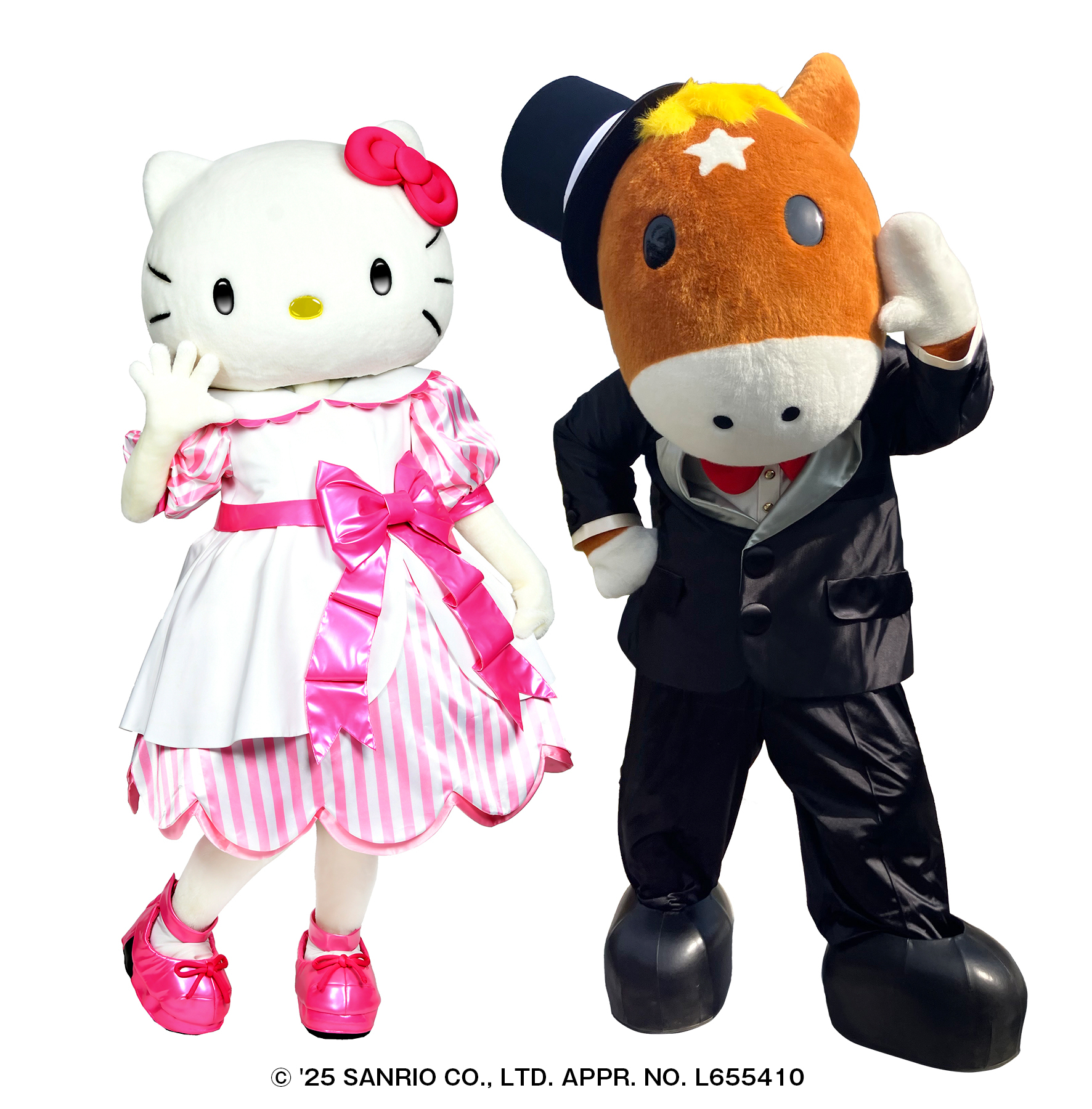 JRA お馬deキティちゃん コラボ ぬいぐるみ 競馬