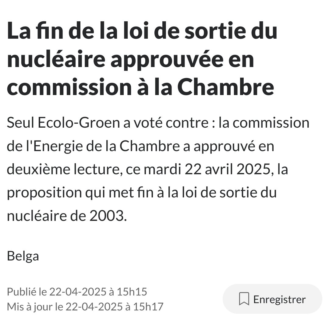 22 ans après avoir adopté une loi de sortie du nucléaire, la Belgique s'apprête à l'abroger.
Mieux vaut tard que jamais ? En tous cas, certains réacteurs (qui auraient pu encore produire de l'électricité décarbonée pendant des décennies) sont déjà en cours de démantèlement...