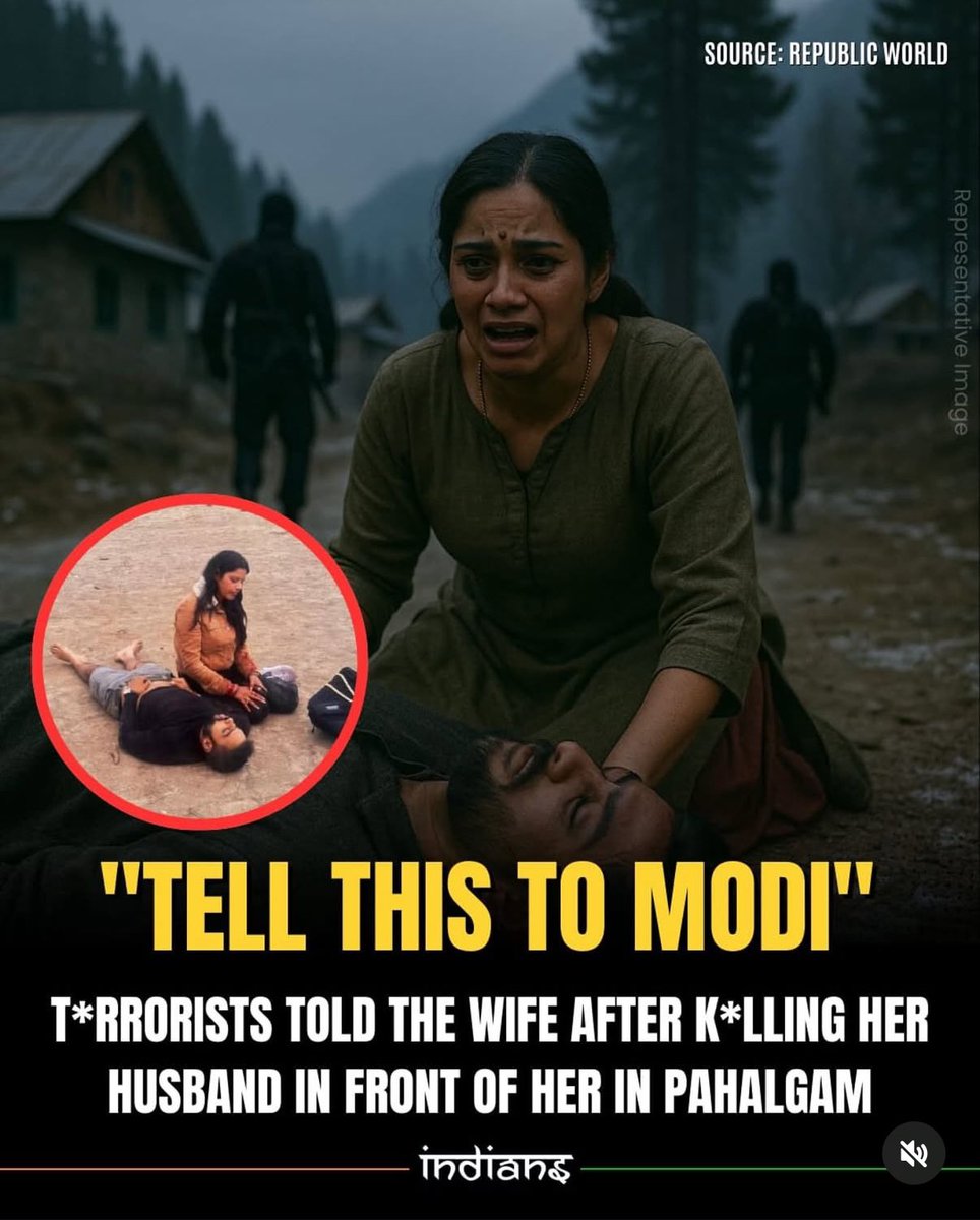 The #PahalgamTerroristAttack is an attack on our civilisation. If we keep listening to the set narrative we will be crippled. This is a time for action and accountability. 
My heart felt condolences to those who are affected by this attack.