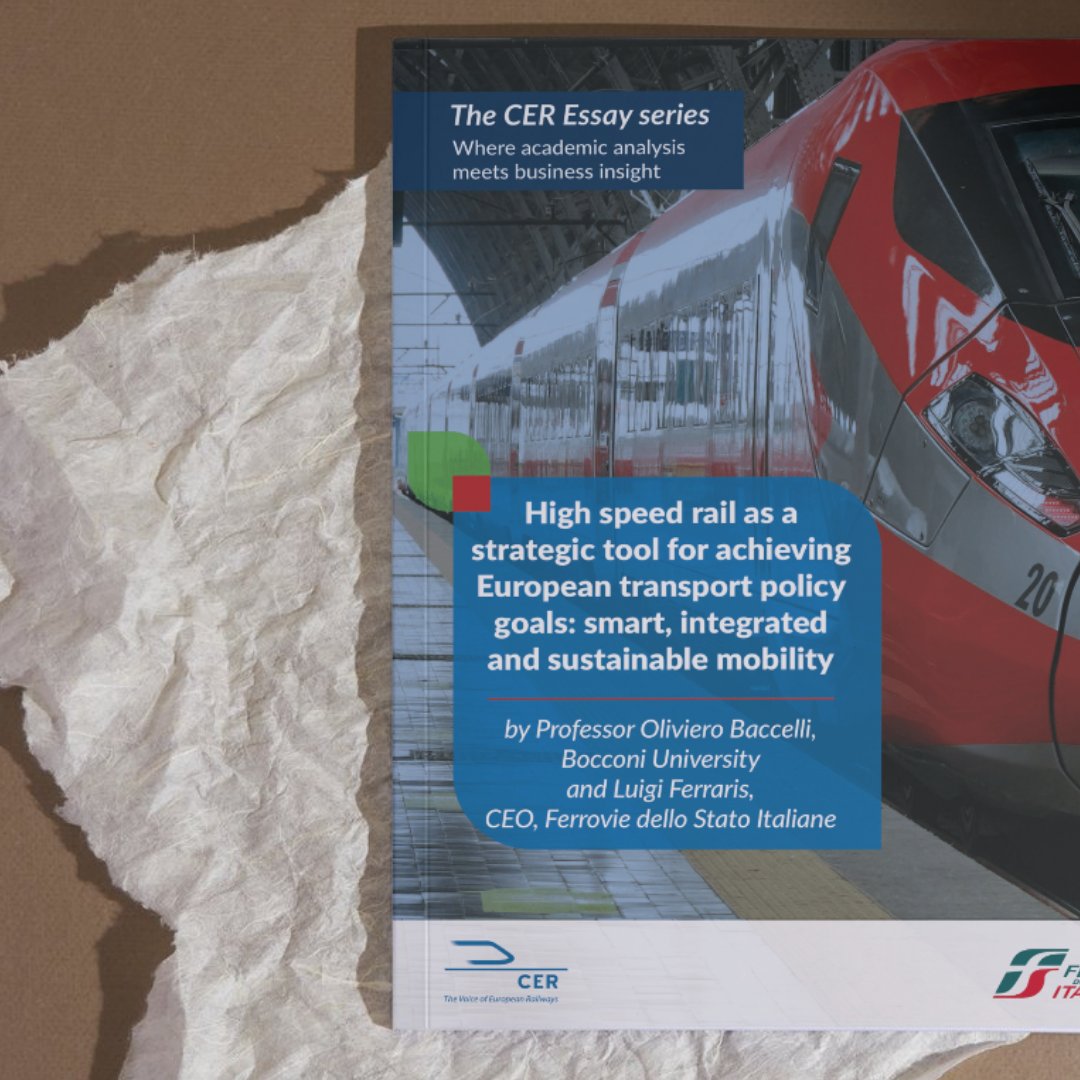 On #WorldBookDay, discover the #CERessay series - where academic analysis meets business insight.

Each essay is co-authored by a CEO from a European rail company &amp; a distinguished academic.

📘Sustainable tourism, innovation, high-speed... Pick your essay cer.be/publications/e…