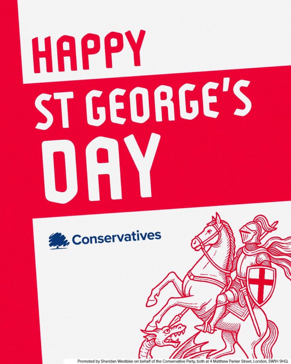 Happy St George’s Day! 🏴󠁧󠁢󠁥󠁮󠁧󠁿