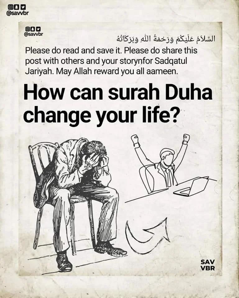 HOW CAN SURAH AD-DUHA CHANGE YOUR LIFE ??"📚

-Thread-