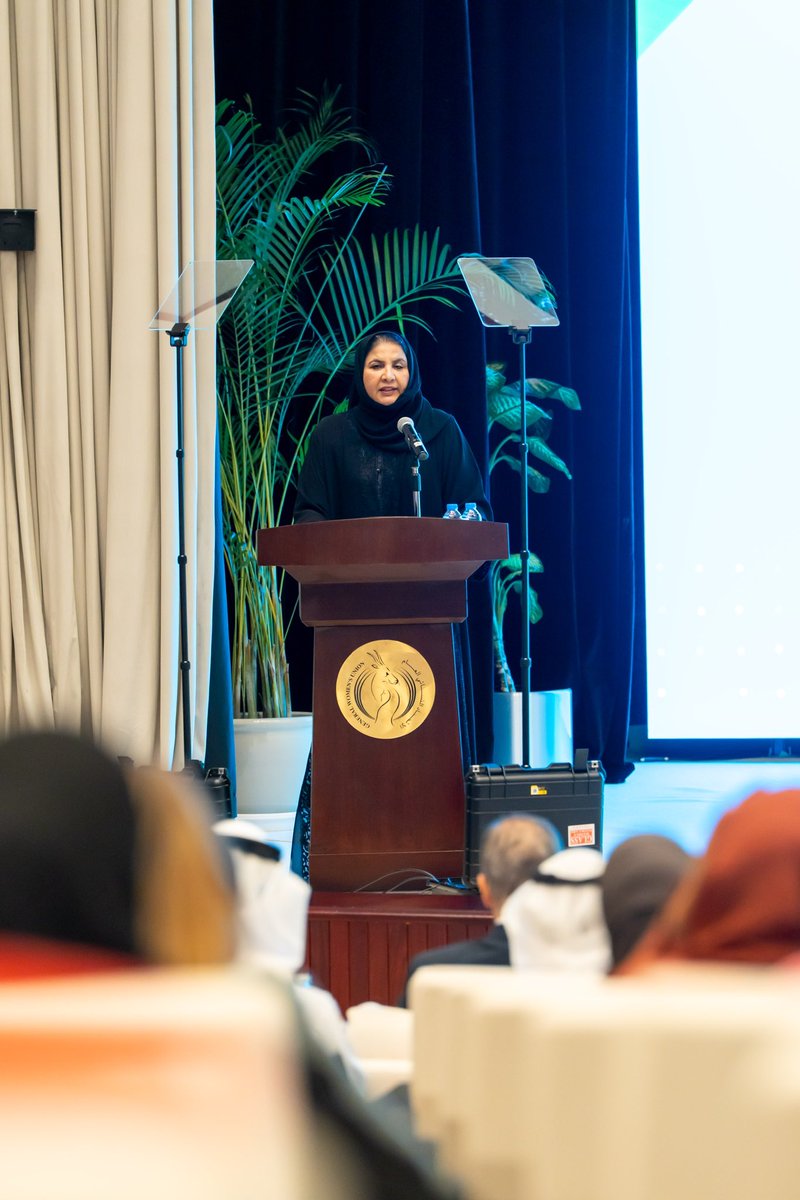UN Women in UAE (@unwomenuae) on Twitter photo HE Noura Khalifa Al Suwaidi
Secretary-General of the <a href="/UAEGWU/">الاتحاد النسائي العام</a> delivers the welcoming remarks at the conference, highlighting the UAE’s commitment to women’s economic empowerment globally. #EmpowerHer. HE Noura Khalifa Al Suwaidi
Secretary-General of the <a href="/UAEGWU/">الاتحاد النسائي العام</a> delivers the welcoming remarks at the conference, highlighting the UAE’s commitment to women’s economic empowerment globally. #EmpowerHer.