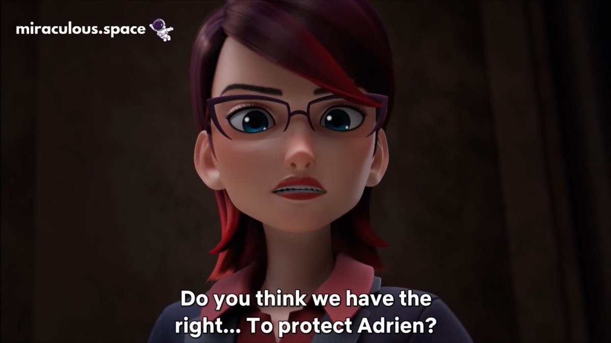 feltaglow's tweet image. #MLBS6Spoilers the fact that marinette has no one to turn to now... she'd think its up to her to let adrien know since nathalie is unwilling to. she'd doubt herself since nathalie seems to discourage what she thinks is right. making her all the more hesitant and burdened