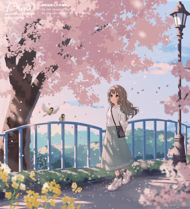 夕桜 
