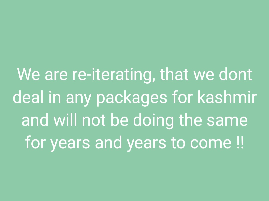 Respected <a href="/narendramodi/">Narendra Modi</a> Ji : We the  Indians stand by you for dealing Kashmir issue once &amp; for All.  This is from What's App Status of  Friend who runs Travel Agency.  I am sure all will take actions within their limits expecting deadliest ever action agnst terrorist.