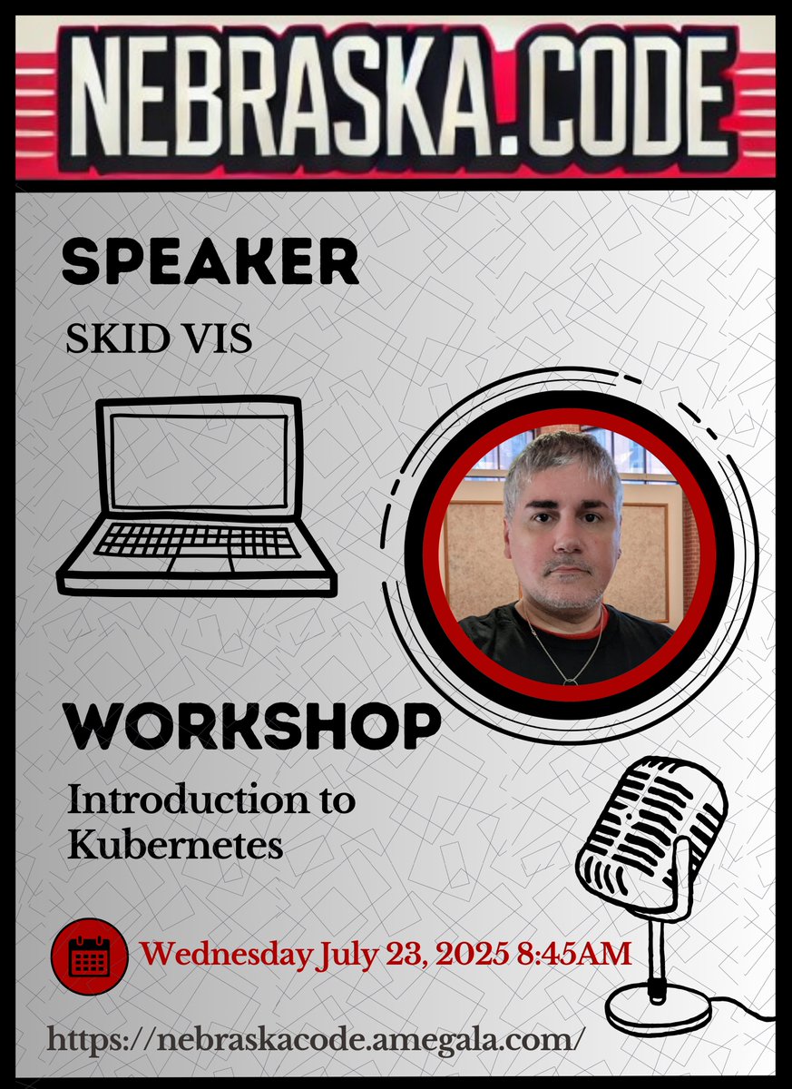Amegala (@amegala) on Twitter photo Skid Vis hosts a Workshop on Kubernetes July 23rd at Nebraska.Code().
nebraskacode.amegala.com
#Kubernetes #Nebraska #TechnologyWorkshop <a href="/generaldynamics/">General Dynamics Corporation</a> <a href="/KPMG_US/">KPMG US</a> <a href="/CitrixCareers/">Citrix Careers</a> <a href="/Marsh_MMA/">Marsh McLennan Agency</a> <a href="/SONIFIsolutions/">SONIFI Solutions</a> <a href="/ericsson/">Ericsson</a> #IT <a href="/CoxEnterprises/">Cox Enterprises</a> <a href="/winegard/">Winegard</a> <a href="/CornellCollege/">Cornell College</a> <a href="/CCRMedia/">CCR</a> <a href="/Kuder/">Kuder</a> Skid Vis hosts a Workshop on Kubernetes July 23rd at Nebraska.Code().
nebraskacode.amegala.com
#Kubernetes #Nebraska #TechnologyWorkshop <a href="/generaldynamics/">General Dynamics Corporation</a> <a href="/KPMG_US/">KPMG US</a> <a href="/CitrixCareers/">Citrix Careers</a> <a href="/Marsh_MMA/">Marsh McLennan Agency</a> <a href="/SONIFIsolutions/">SONIFI Solutions</a> <a href="/ericsson/">Ericsson</a> #IT <a href="/CoxEnterprises/">Cox Enterprises</a> <a href="/winegard/">Winegard</a> <a href="/CornellCollege/">Cornell College</a> <a href="/CCRMedia/">CCR</a> <a href="/Kuder/">Kuder</a>