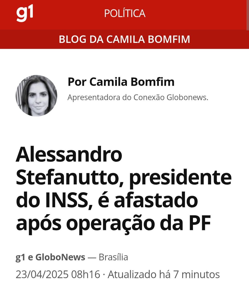 Sobre o escândalo no INSS: