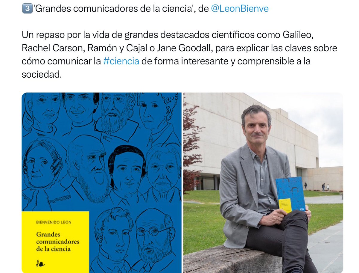 Sombradoble (@sombradoble) on Twitter photo Es #DíaInternacionalDelLibro
La <a href="/FundacionLilly/">Fundación Lilly</a> hace una enorme labor en el impulso y difusión del conocimiento científico, la #medicina y el humanismo👏
Por este #DiaDelLibro, compartimos su selección de entre los libros que han publicado.
Y nuestro reconocimiento a grandes como Es #DíaInternacionalDelLibro
La <a href="/FundacionLilly/">Fundación Lilly</a> hace una enorme labor en el impulso y difusión del conocimiento científico, la #medicina y el humanismo👏
Por este #DiaDelLibro, compartimos su selección de entre los libros que han publicado.
Y nuestro reconocimiento a grandes como