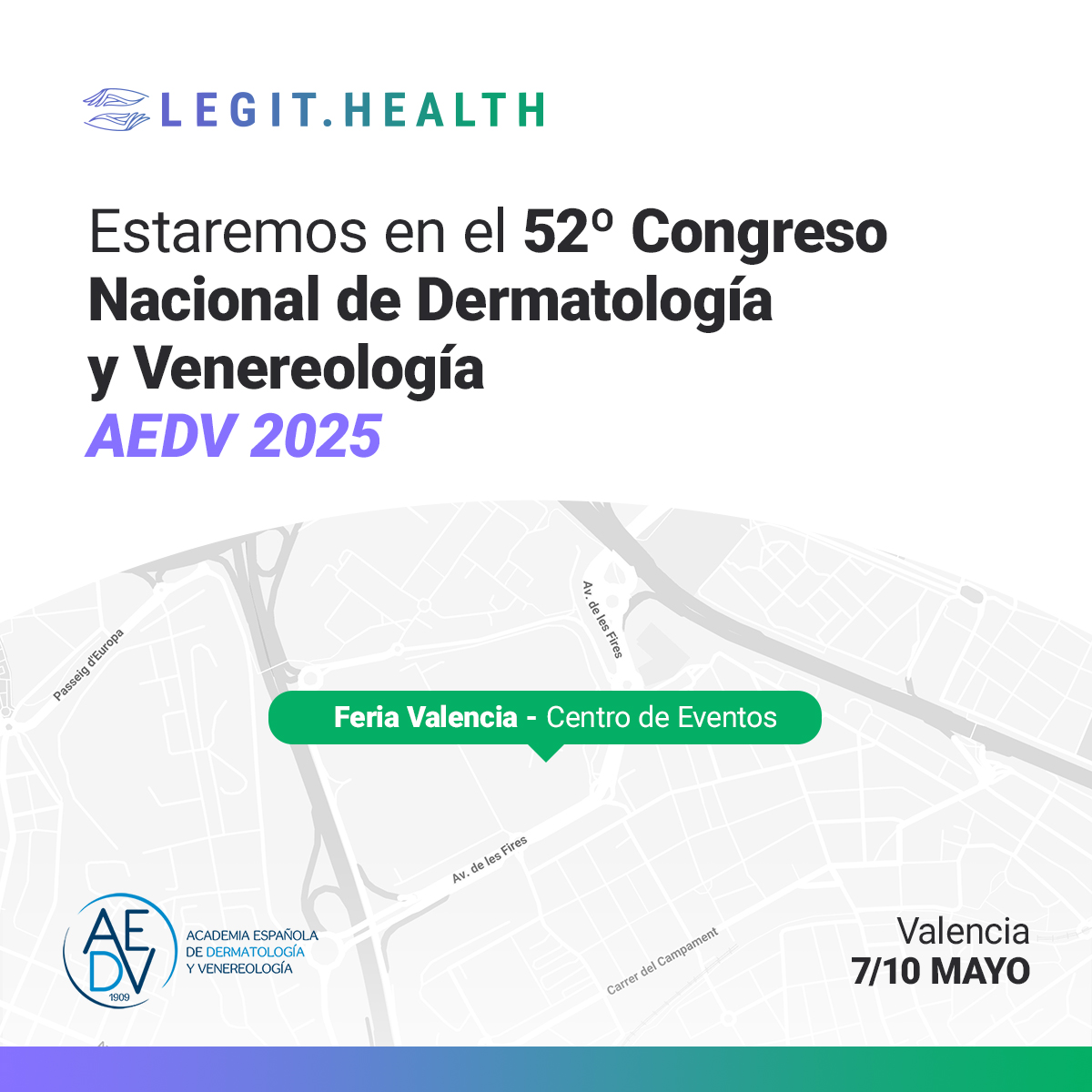 Legit.Health (@legithealth_) on Twitter photo 🚨 ¡Legit.Health estará en #AEDV2025!
Presentamos las últimas novedades de IA aplicada a dermatología.
Consulta calendario de ponencias y agenda una reunión con nuestro equipo 👉
🔗 legit.health/blog/legit-hea…
#Dermatología #IA #SaludDigital #LegitHealth 🚨 ¡Legit.Health estará en #AEDV2025!
Presentamos las últimas novedades de IA aplicada a dermatología.
Consulta calendario de ponencias y agenda una reunión con nuestro equipo 👉
🔗 legit.health/blog/legit-hea…
#Dermatología #IA #SaludDigital #LegitHealth