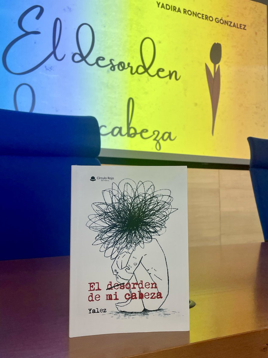 📚 Yadira González, estudiante de la UEx, presenta "El Desorden de mi cabeza", un valiente libro donde relata su experiencia con la esquizofrenia
<a href="/FacEducPsicUEx/">Facultad de Educación y Psicología (UEx)</a> 

✅comunicacion.unex.es/2025/04/23/yad…