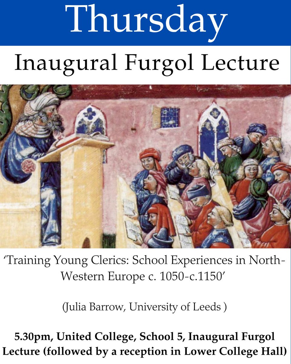 Our events this week, including our inaugural Furgol lecture, which will be followed by a wine reception in Lower College Hall!