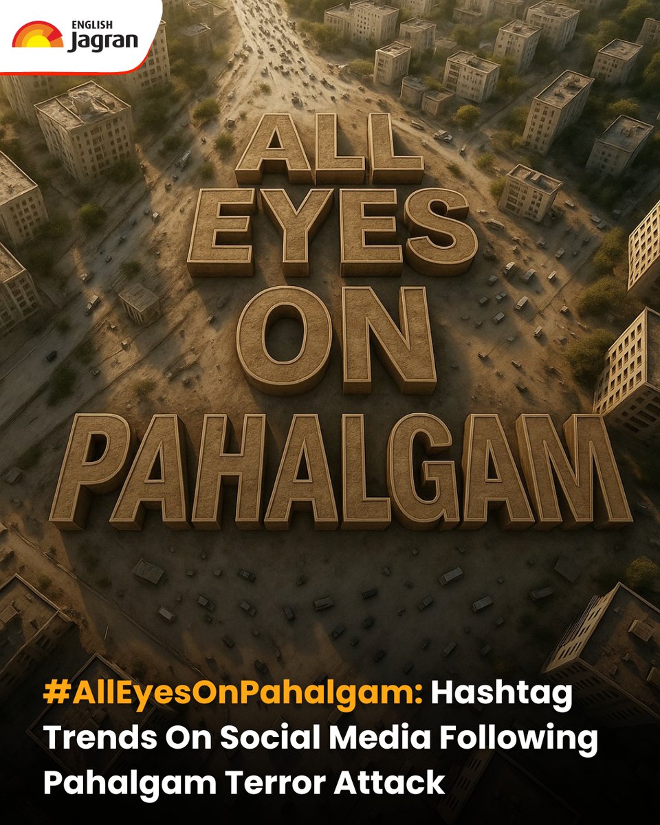 A terror attack in Pahalgam, Jammu and Kashmir, on 22 April left 26 people dead, including tourists and locals. The incident triggered the #AllEyesOnPahalgam trend after a photo of a grieving newlywed woman beside her husband's body went viral, drawing widespread attention and