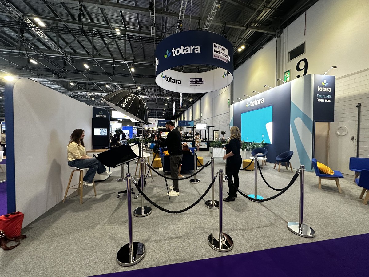 totaralearning's tweet photo. It’s showtime! 🎉
We’re all set up at the #TotaraCafé – come by for a coffee, a chat, or a free headshot if you’re feeling camera-ready ☕📸
📍 Stand CA1 | #LT25UK
🔗 https://t.co/SyRodUZ89e
#Totara #LMS #LearningTechnologies #EventDay https://t.co/dBXVeRbLPl