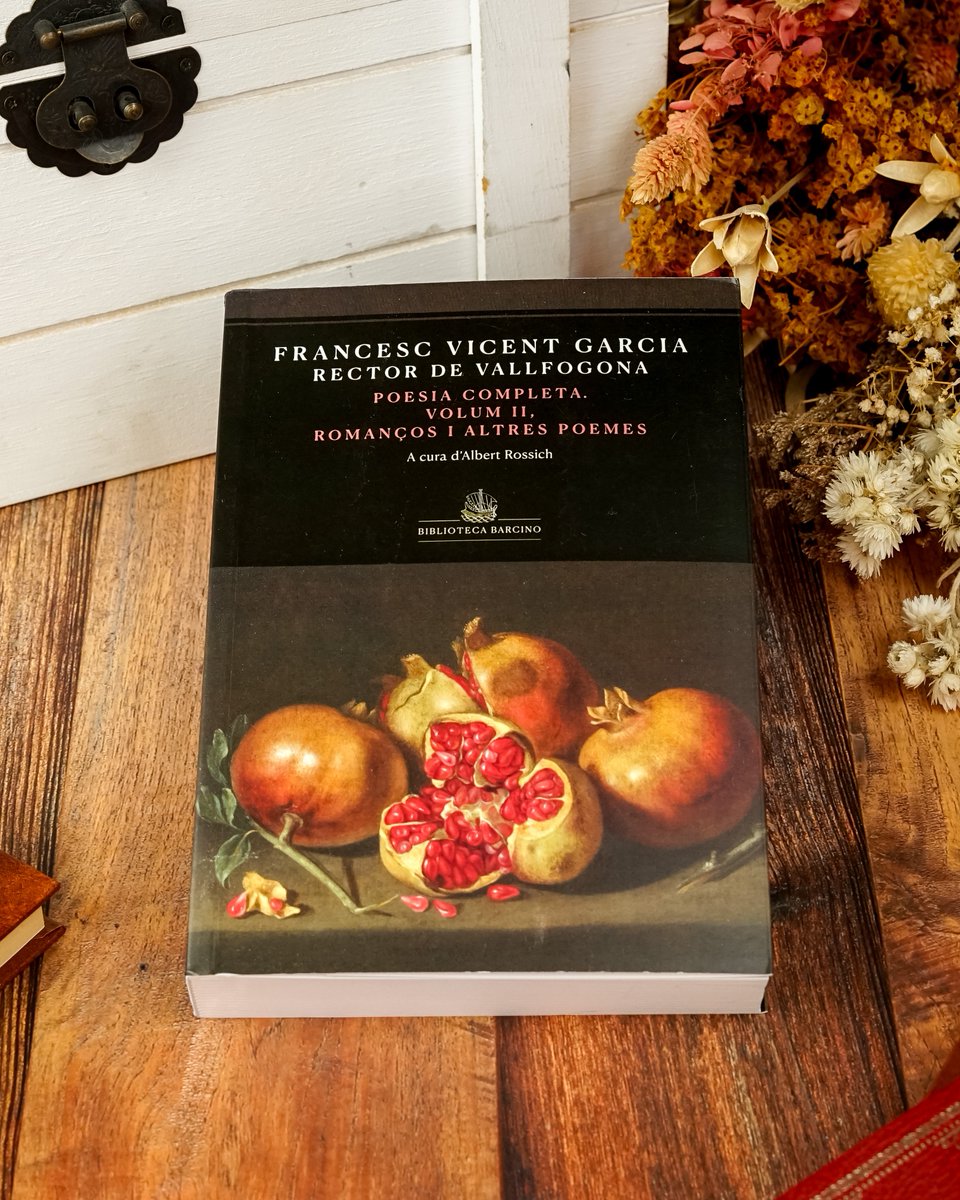✒️ ‘Poesia completa, vol. II’, de Francesc Vicent Garcia #BibliotecaBarcino
El Rector de Vallfogona en estat pur: romanços, humor i crítica barroca. Un mestre del conceptisme que juga amb la llengua i la mirada irònica. Una veu que encara sorprèn per la seva modernitat.