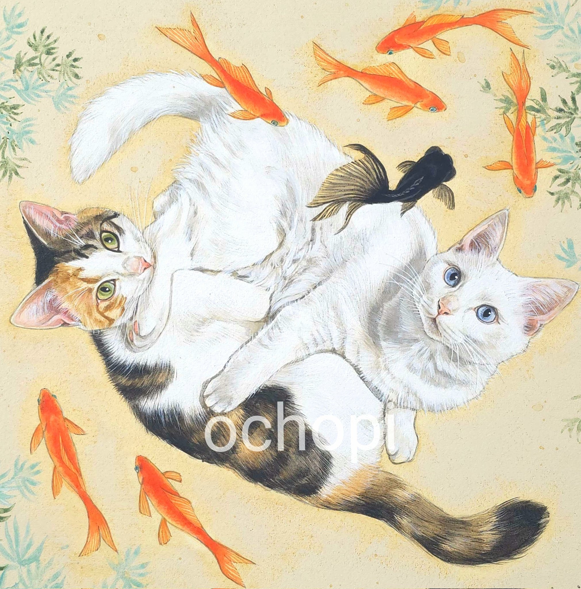 おちょぴ＊ねこの引出し｢9年展｣ (@tagomagoooooo) / X