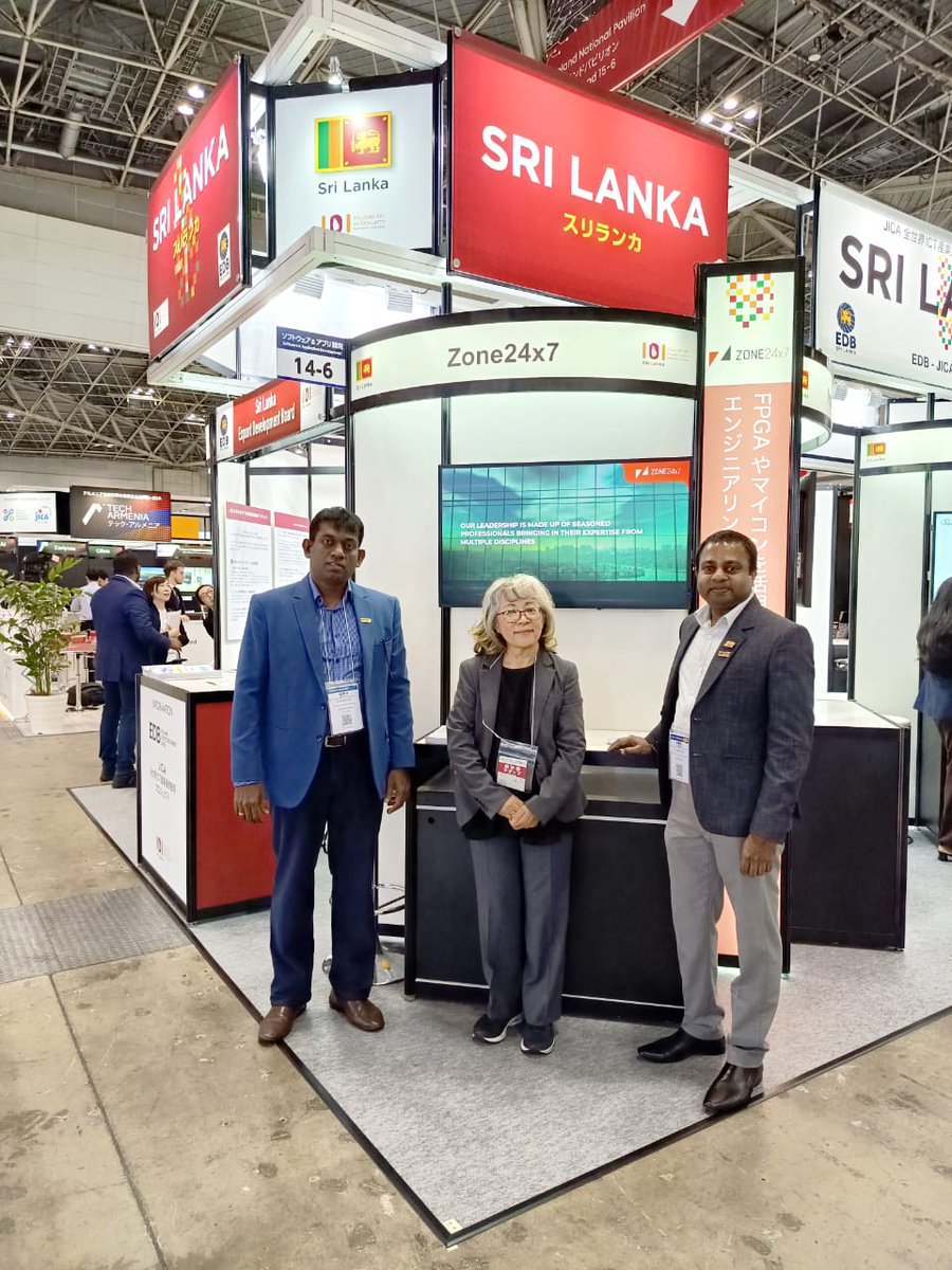 Zone24x7's tweet photo. Sampath Wickramasinghe, Head of Solution Strategy &amp; Value Creation, and Manjulal Waas, Head of Client Services, are currently attending @JapanITWeek Spring Tokyo 2025.

#BestEngineeringTalent #JapanITWeek #DigitalTransformation #AI #ITSolutions #TechInnovation #NetworkingInTech https://t.co/eACawG9n67