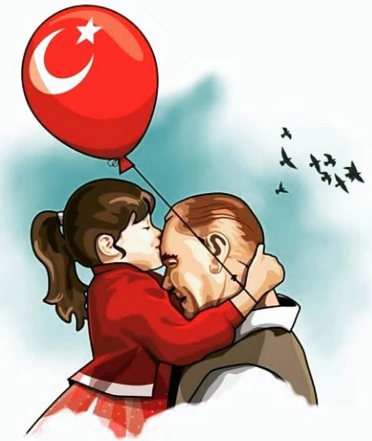 Türkiye Büyük Millet Meclisi'nin ilk başkanı olan Gazi Mustafa Kemal Atatürk, bize bu vatanı armağan eden tüm şehit ve gazilerimizi bir kez daha rahmetle anıyor, tüm çocuklarımızın, tüm dünya çocuklarının bayramını kutluyoruz #23Nisan #23NisanUlusalEgemenlikveCocukBayramı