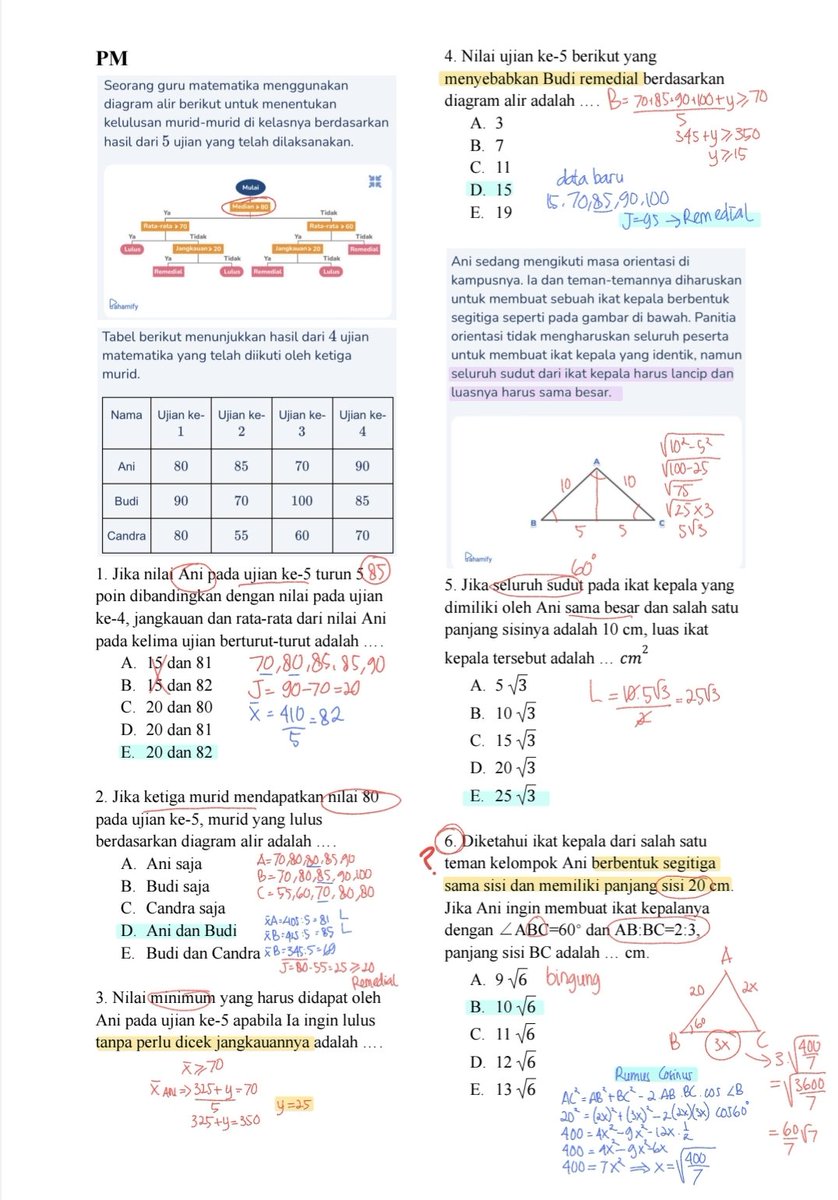 cuutieepai's tweet photo. Penalaran Matematika Mipy #19🥹🥰😭🌷 https://t.co/Rokutb2yIt