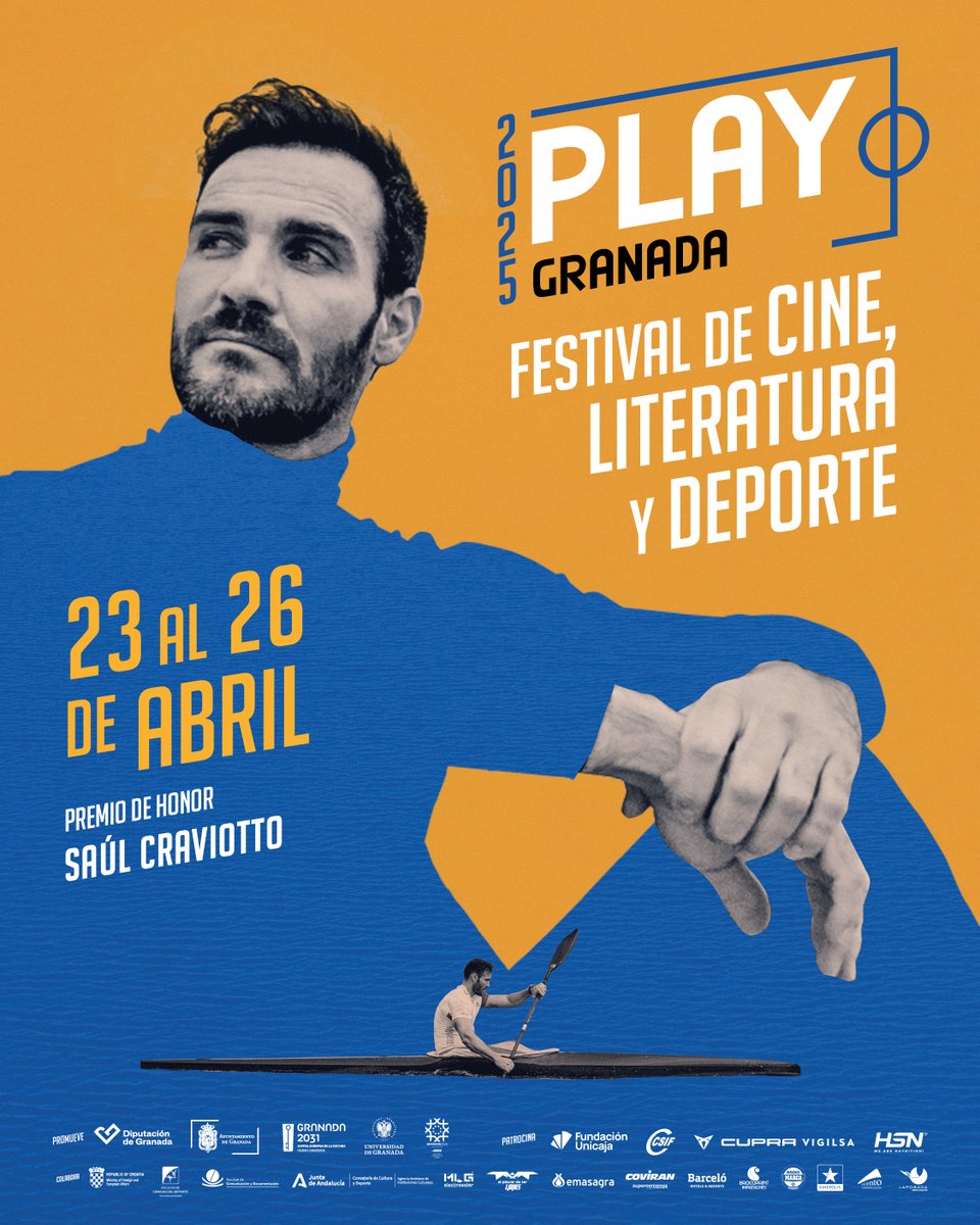 antonio1004's tweet photo. Hoy empieza @play_granada con Saúl Craviotto como premio de honor, con bandas sonoras de cine gracias a la Banda Municipal y el estreno en España de #Drazen, biopic croata del mítico Drazen Petrovic 🏀
Y mucho más...
Entradas para la inauguración aquí 👇
https://t.co/6vVPOJFMQS https://t.co/hK7mhGUUhs