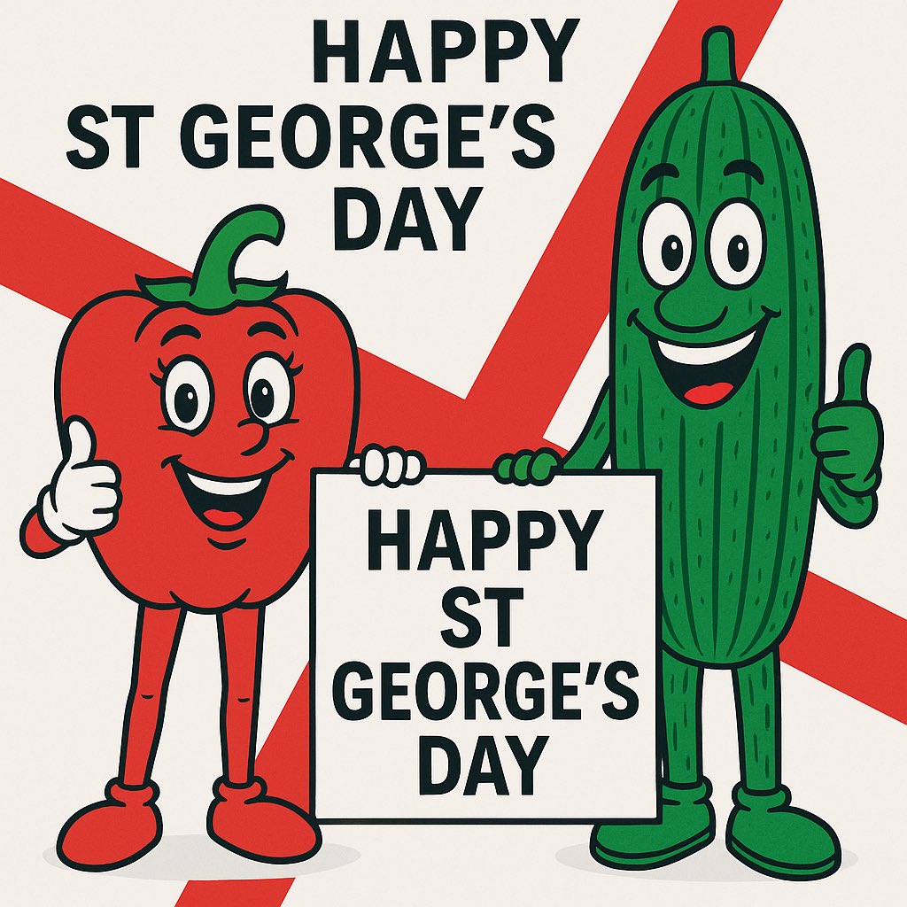 Happy St George’s day from the Cucumber Capital of England