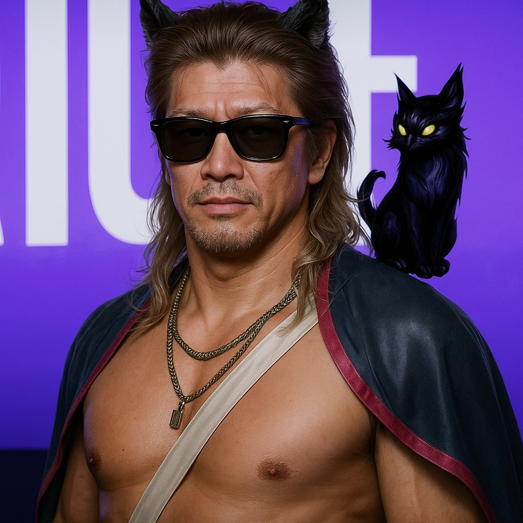 kgonchik's tweet photo. ChatGPTにサングラスかけてみてってお願いしたら
長州力とアーノルド・シュワルツェネッガーを足して2で割った感じになった件
#OnceHuman
#ワンスヒューマン
#ChatGPT
#KSTY https://t.co/ZrOOXj1laK