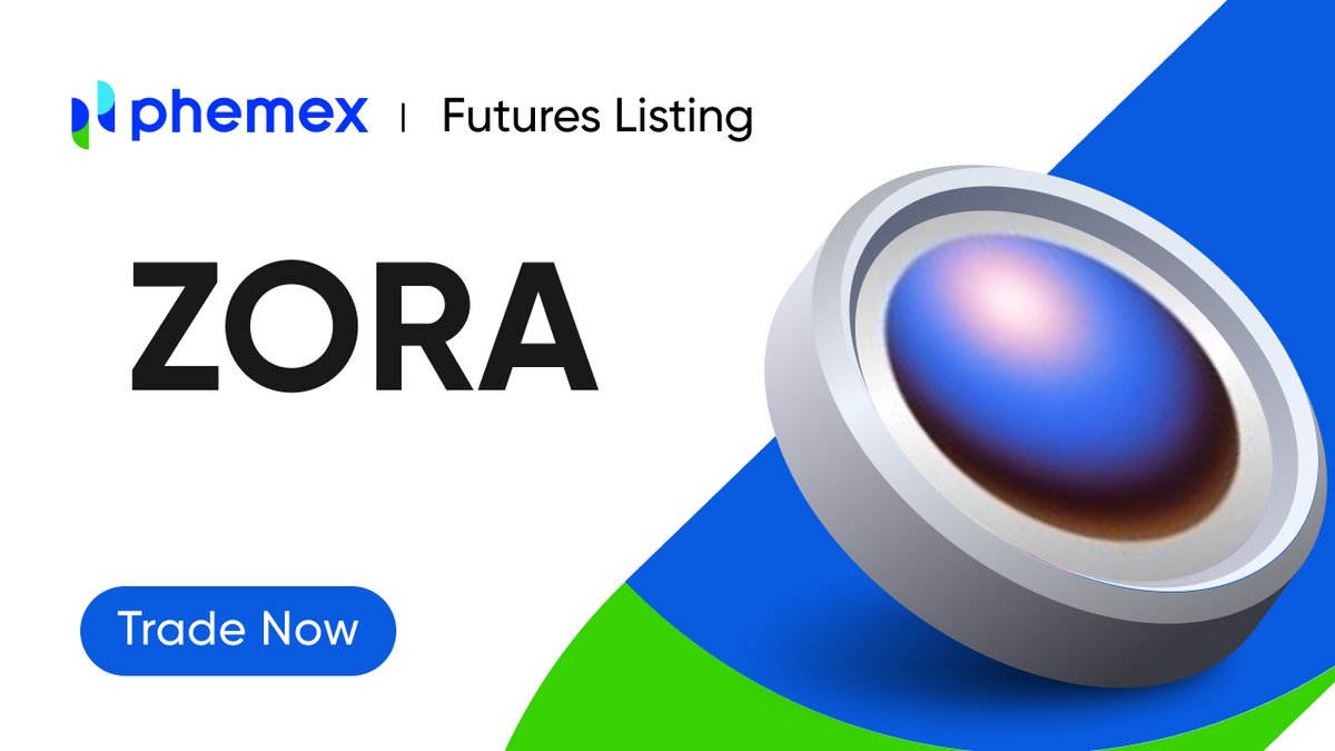 Phemex (@phemex_official) on Twitter photo π’ Phemex New Futures Listing Alert: ZORA <a href="/zora/">$zora</a> 
β° 13:10 UTC, April 23 2025  
π° Get ready to trade: phemex.com/futures/ZORA-Uβ¦
π Learn more: phemex.com/announcements/β¦
#PhemexFutures #FuturesListing $ZORA π’ Phemex New Futures Listing Alert: ZORA <a href="/zora/">$zora</a> 
β° 13:10 UTC, April 23 2025  
π° Get ready to trade: phemex.com/futures/ZORA-Uβ¦
π Learn more: phemex.com/announcements/β¦
#PhemexFutures #FuturesListing $ZORA