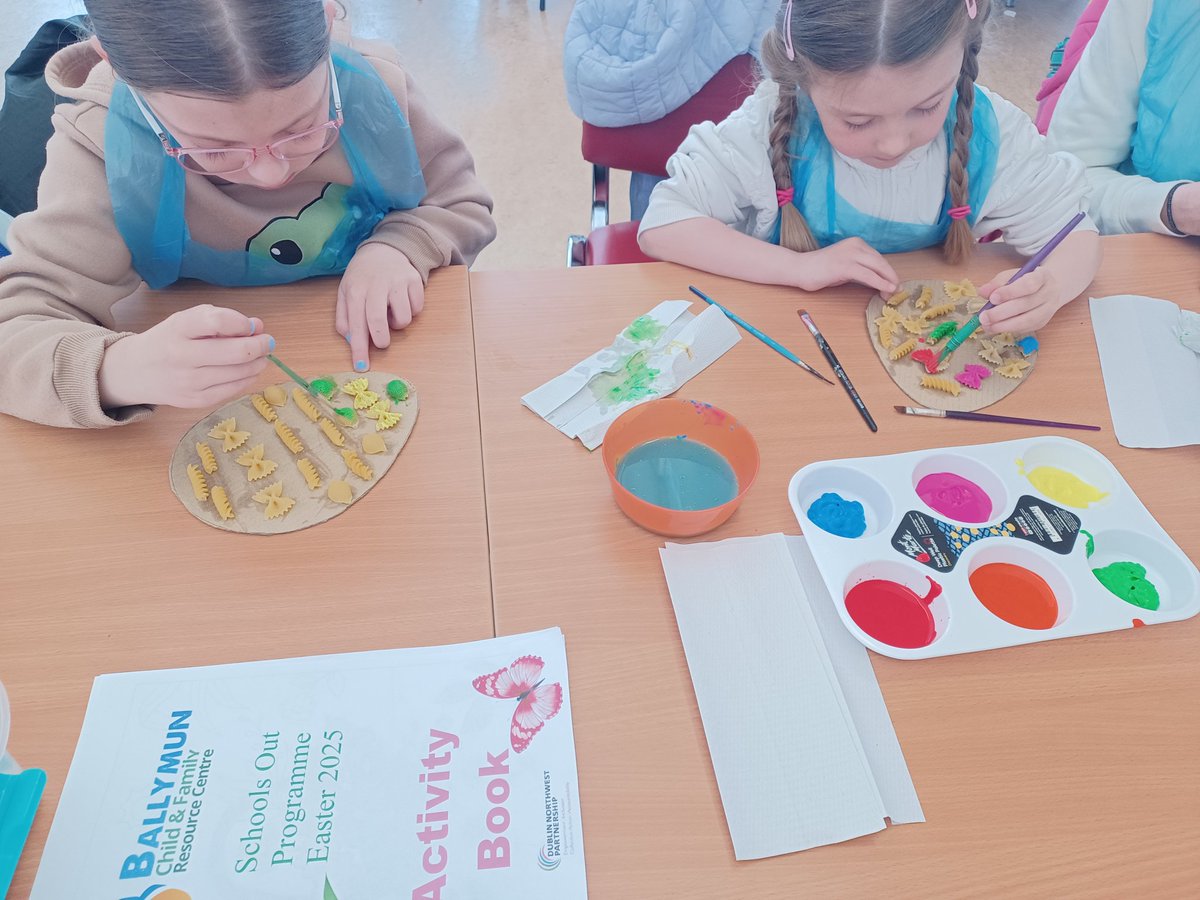BCFRC1's tweet photo. No time to waste Guys ......#1stUp this morning painting #PastaEggs that are FINALLY dry followed by #BunnyBasket making π
#Painting #WorkingTogether #dnwp #familyresourceirl https://t.co/xxpNwjWRxi